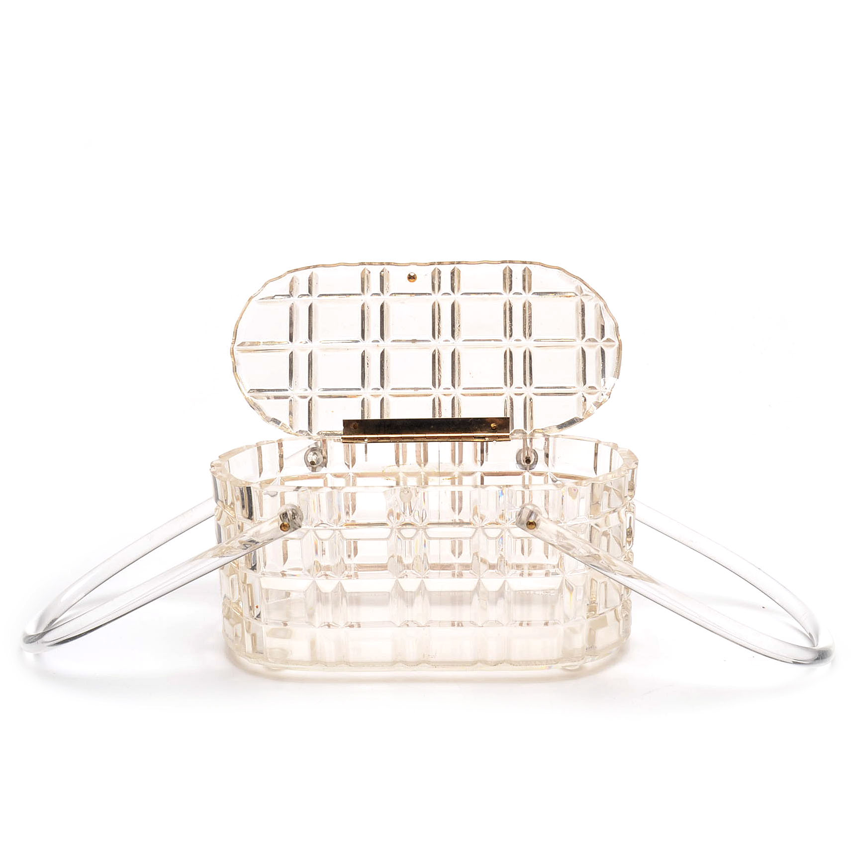 1950s Vintage Lucite Box Purse