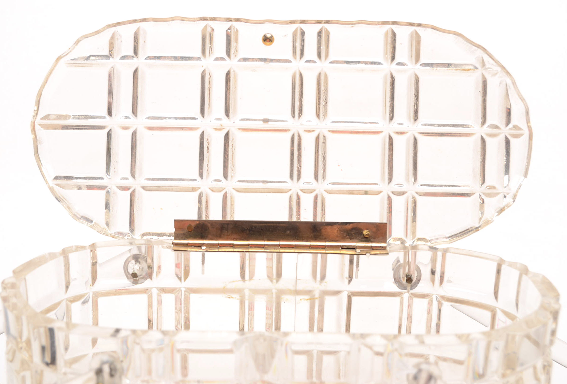 1950s Vintage Lucite Box Purse