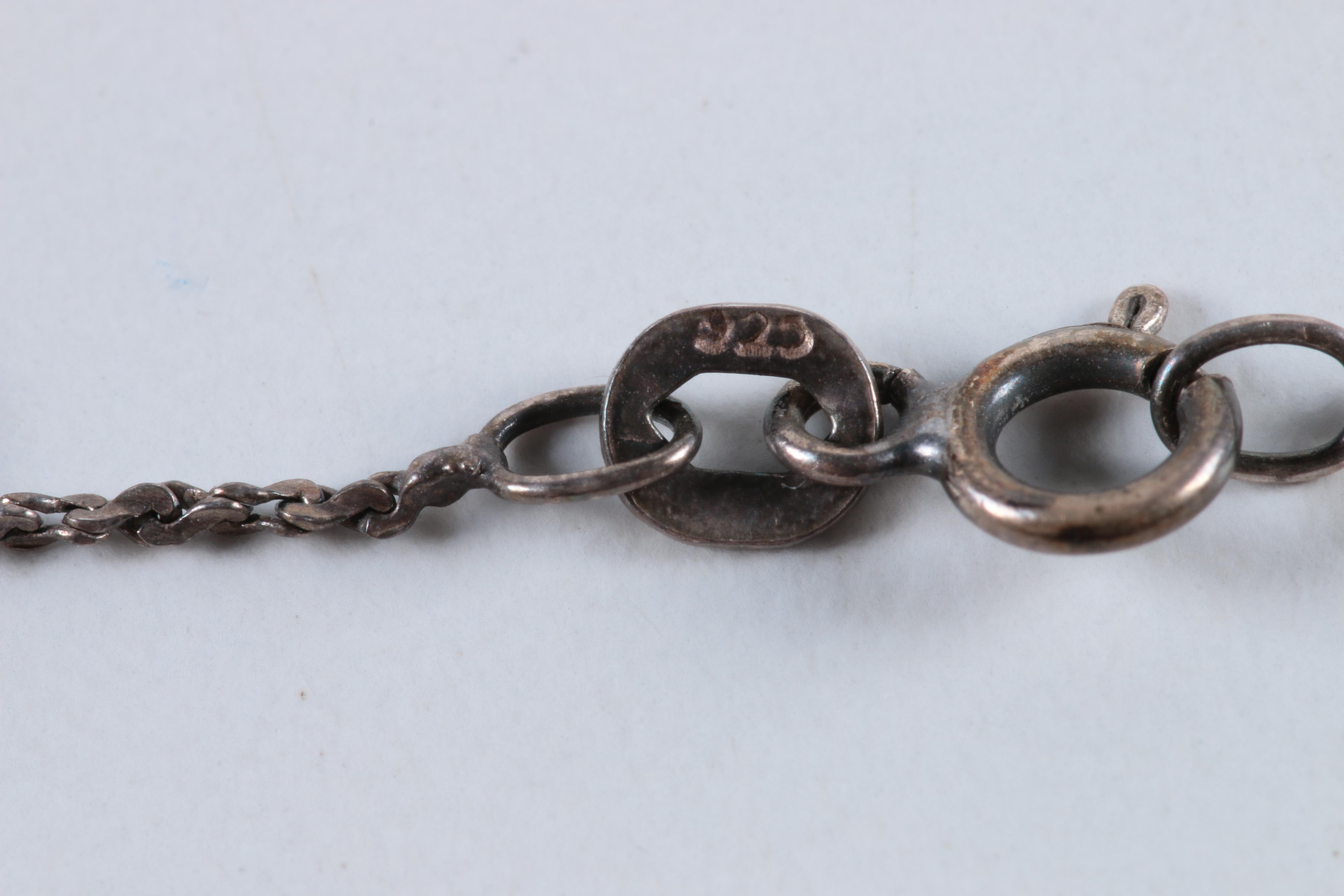 Assortment of Sterling Silver Necklaces and Chains