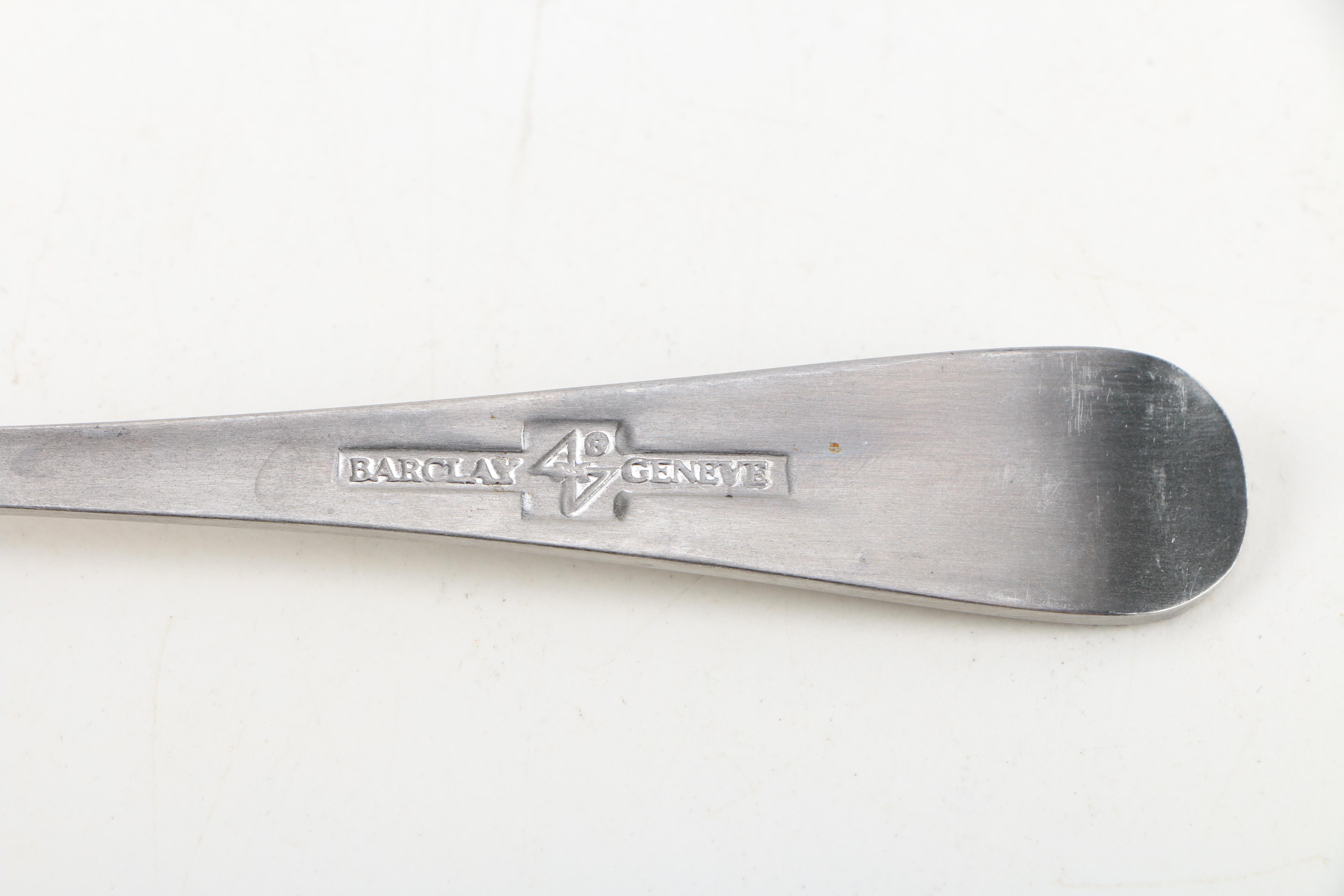 Barclay Geneve "Oyster Bay" Stainless Steel Flatware Set