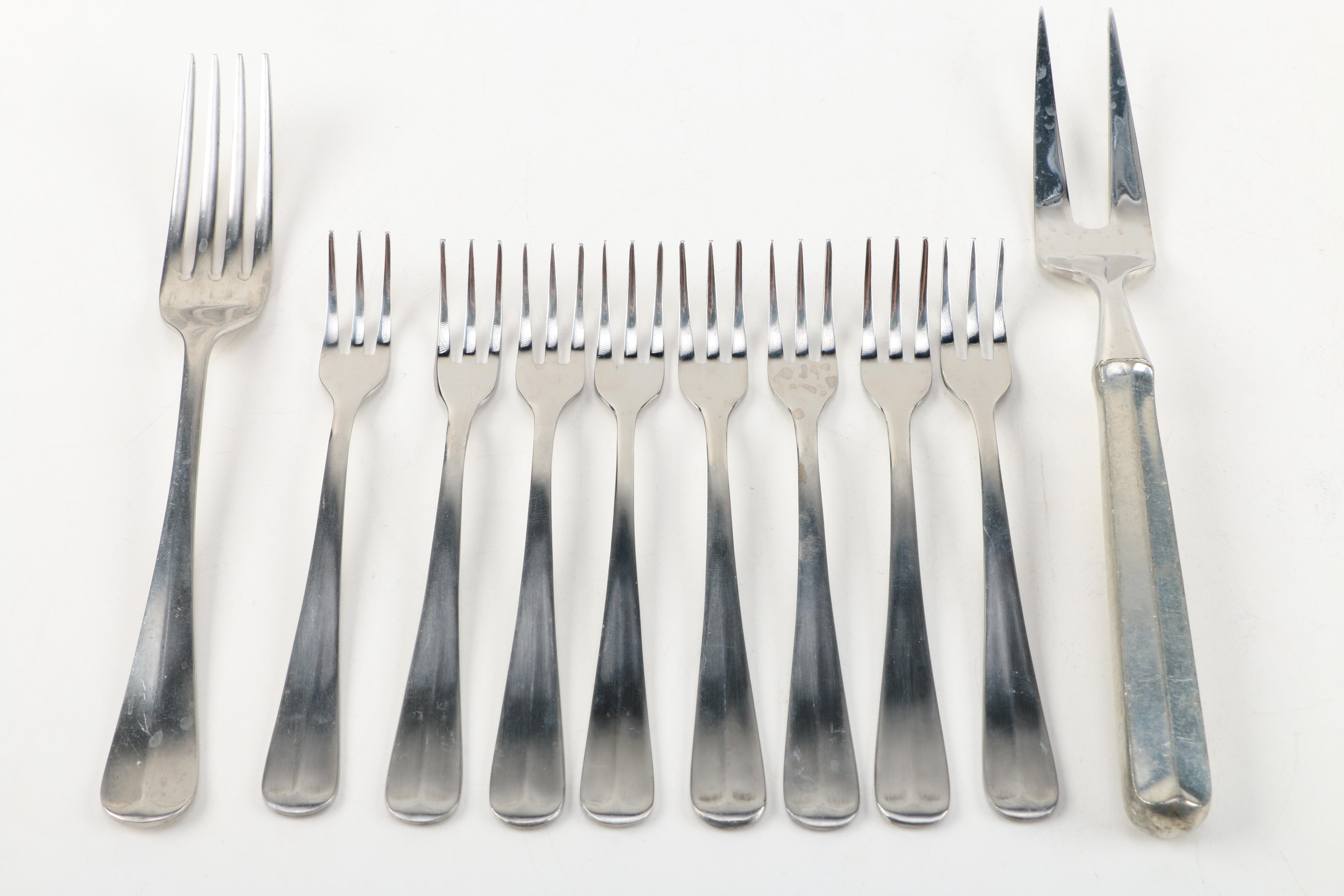Barclay Geneve "Oyster Bay" Stainless Steel Flatware Set