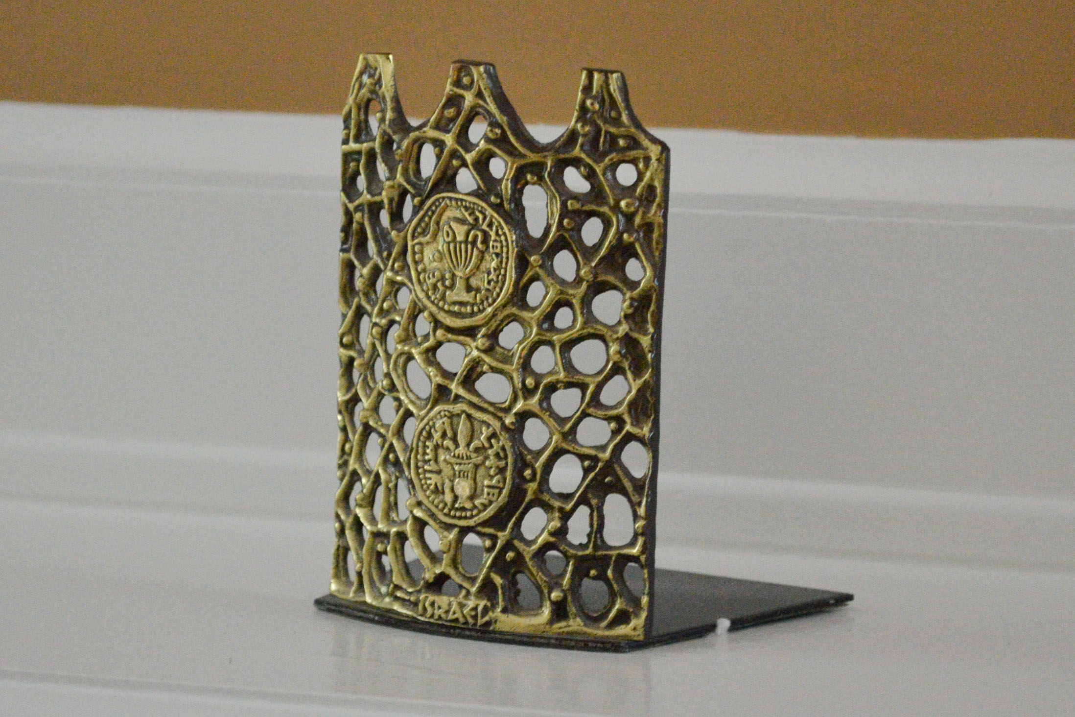 Ornate Metal Bookends