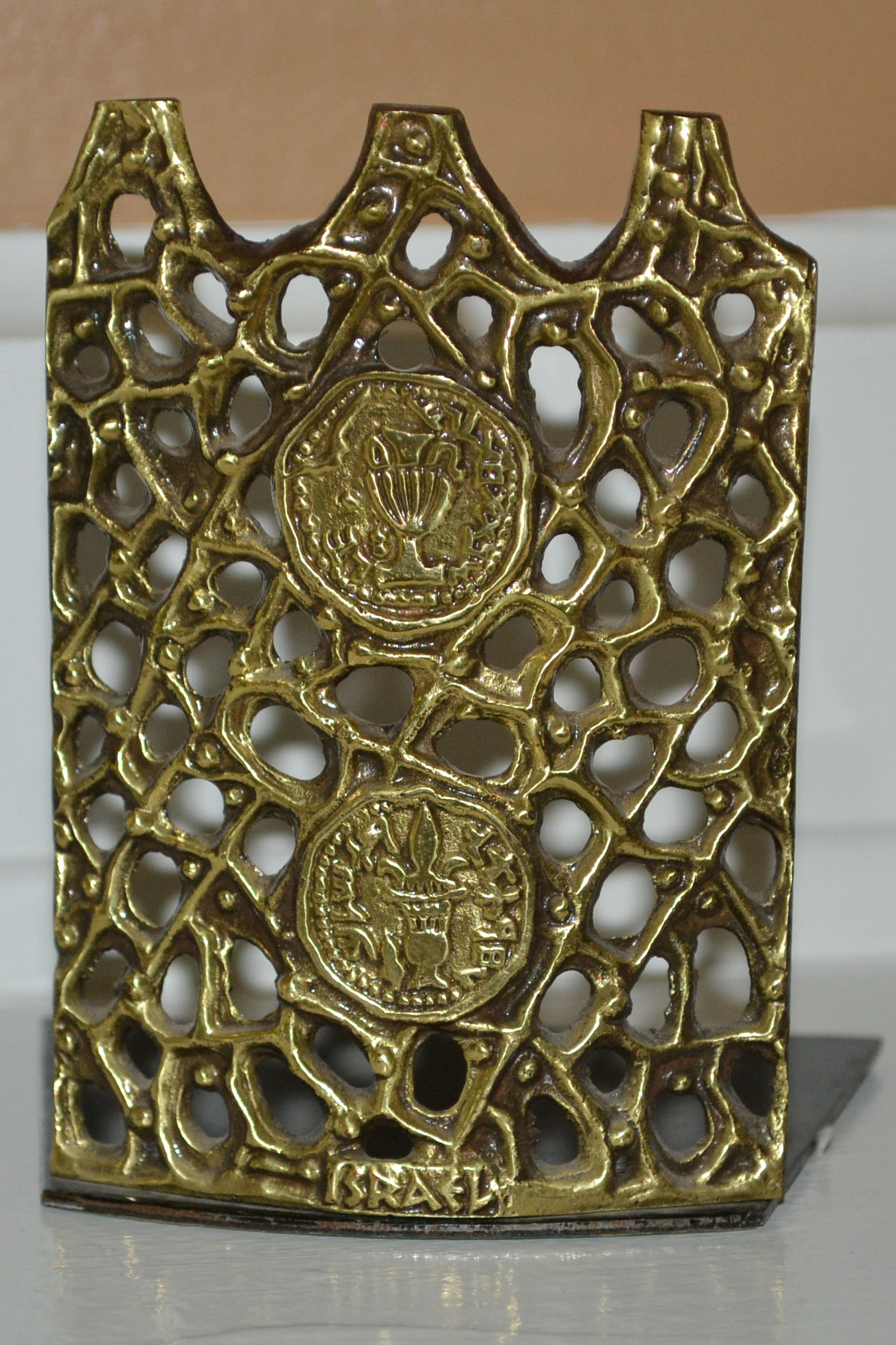 Ornate Metal Bookends