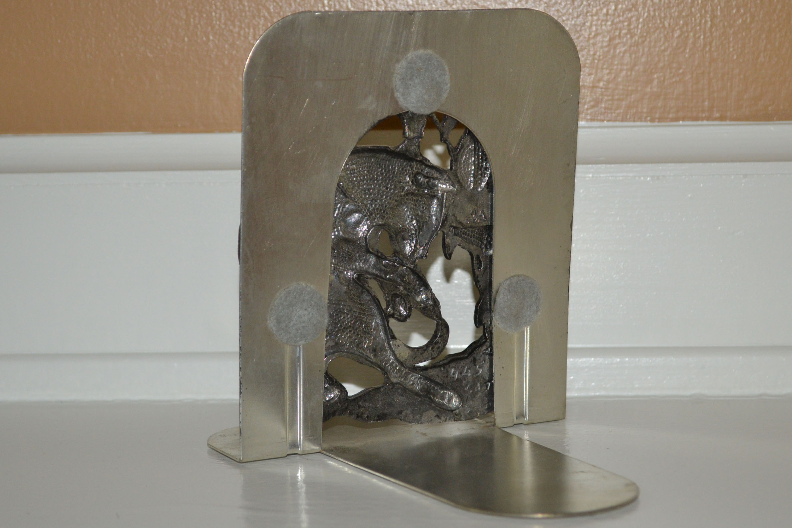 Ornate Metal Bookends