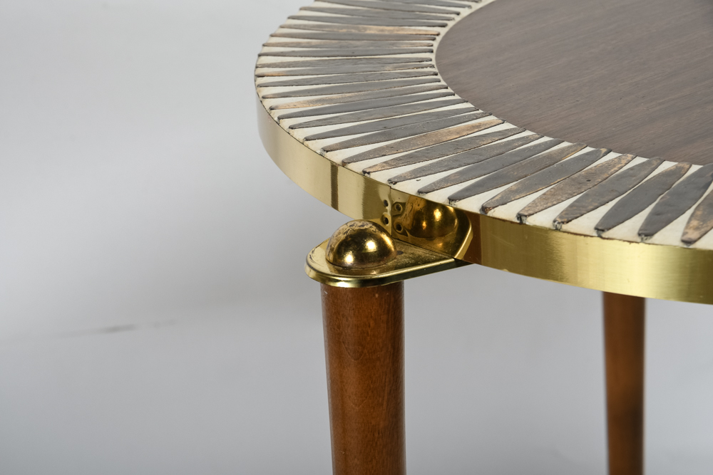 Mid Century Modern Round Side Tables