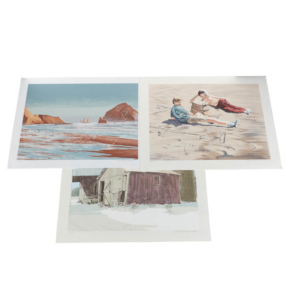 Collection of William Nelson Signed Limited Edition Lithographs