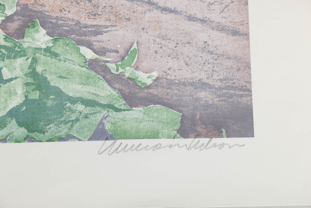 Pair of William Nelson Limited Edition Lithographs on Paper "Sunday by the Lake" and "Plenty of Advice"