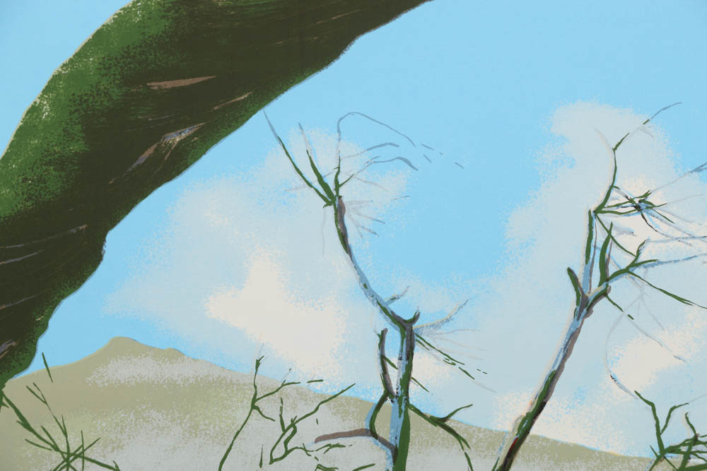 Pair of William Nelson Signed Limited Edition Lithographs "Philippine Fisherman" and "Bandit's Hideout"