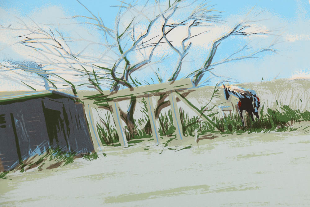 Pair of William Nelson Signed Limited Edition Lithographs "Philippine Fisherman" and "Bandit's Hideout"