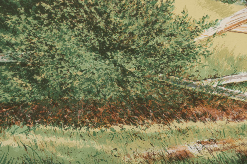 William Nelson Limited Edition Serigraph on Paper "Flight From A Tower Nest"