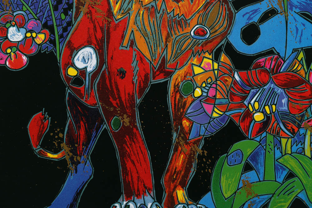 After Jiang Tie Feng Pair of Offset Lithograph Posters on Paper