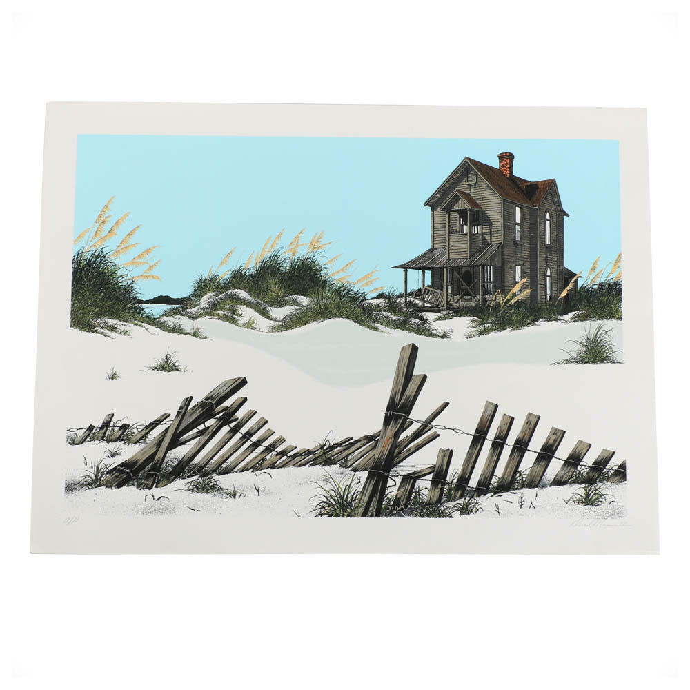 David Mann Limited Edition Serigraph on Paper "Haunted"