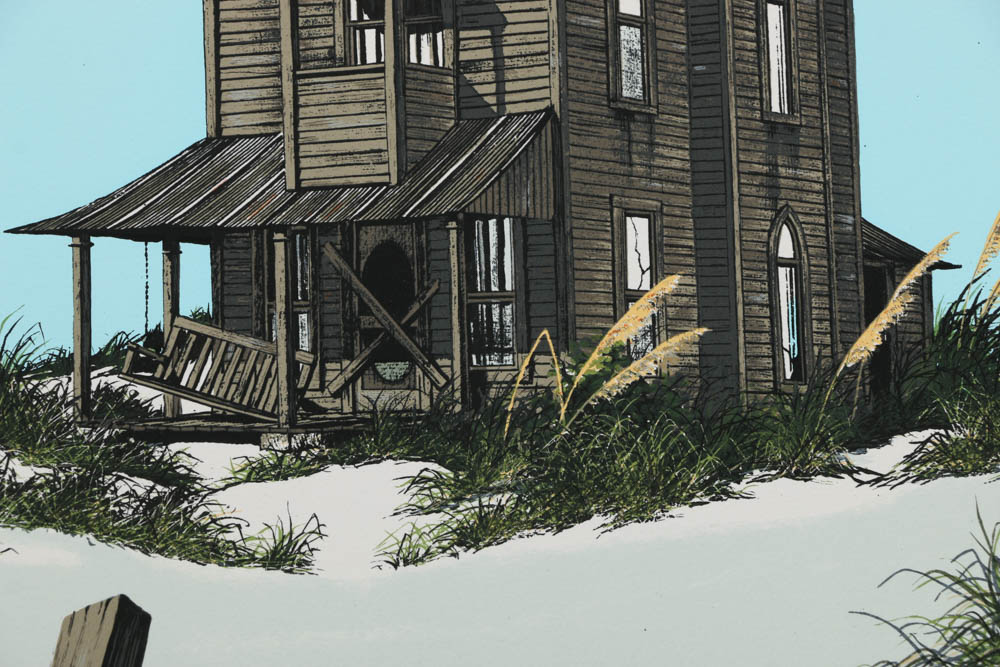 David Mann Limited Edition Serigraph on Paper "Haunted"