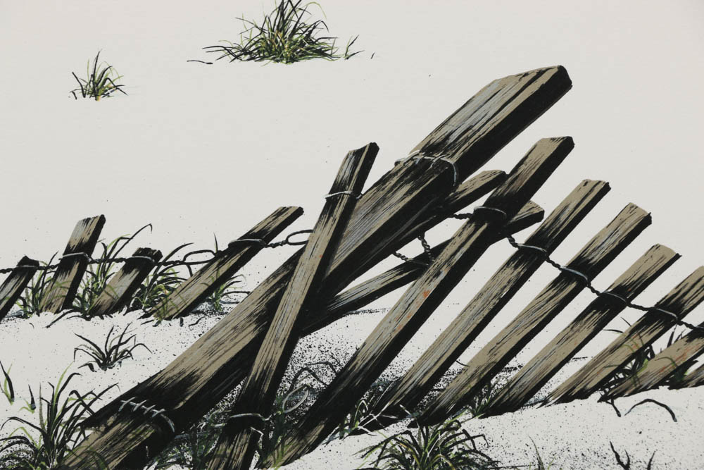 David Mann Limited Edition Serigraph on Paper "Haunted"