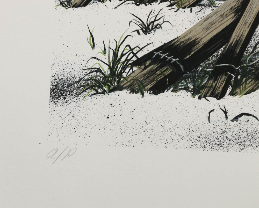 David Mann Limited Edition Serigraph on Paper "Haunted"