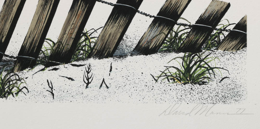 David Mann Limited Edition Serigraph on Paper "Haunted"