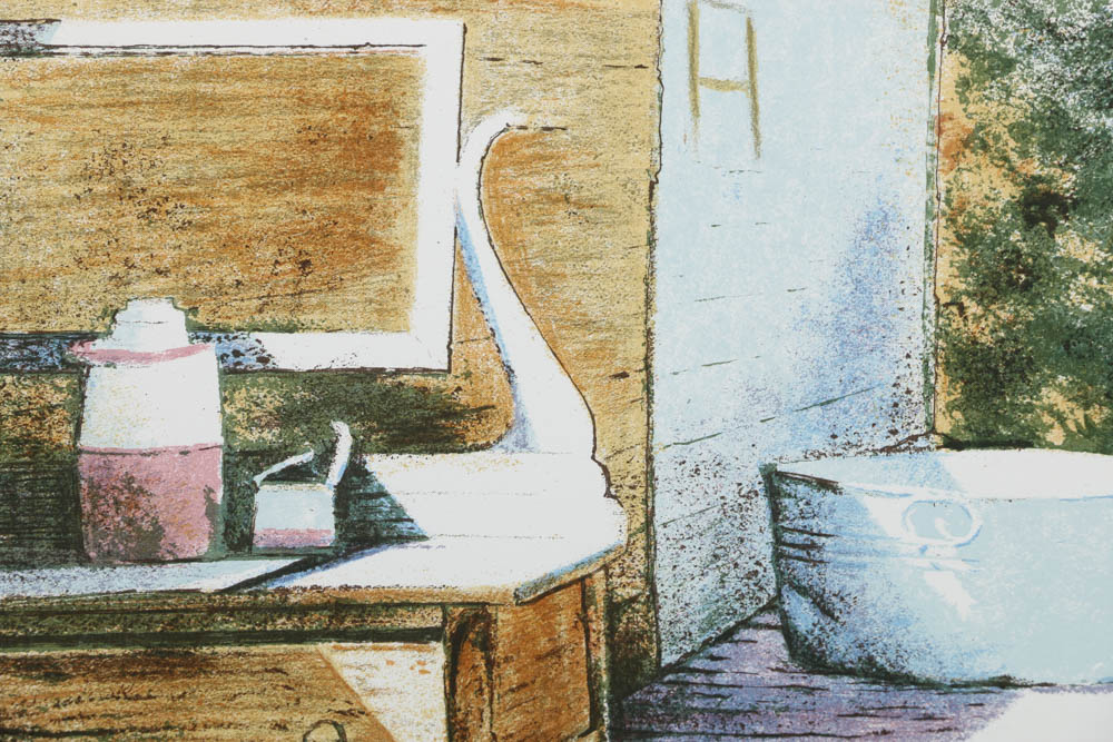 William Nelson Limited Edition Serigraph on Paper "Still Life By Shack"