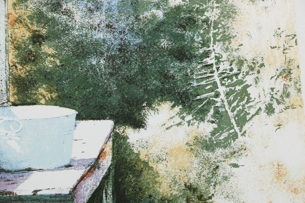 William Nelson Limited Edition Serigraph on Paper "Still Life By Shack"