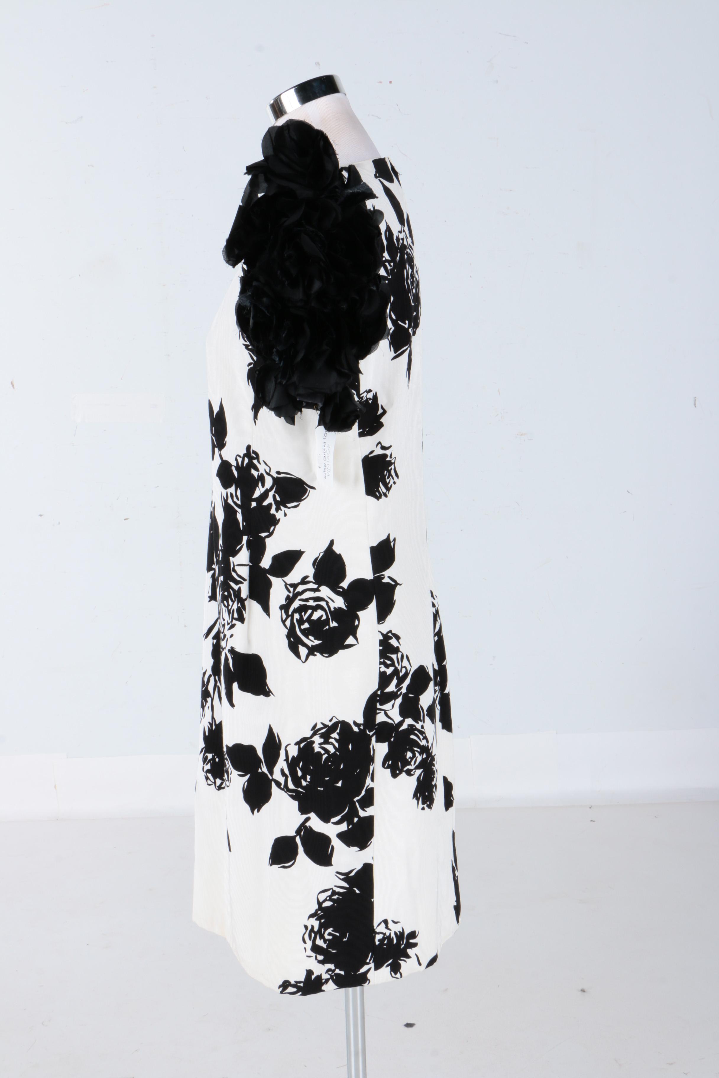 Vintage Carolina Herrera Cocktail Dress