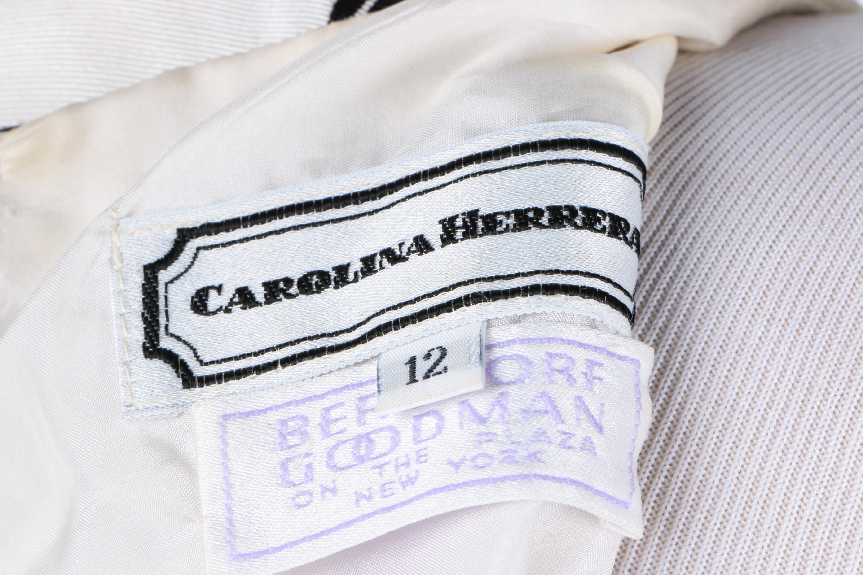 Vintage Carolina Herrera Cocktail Dress