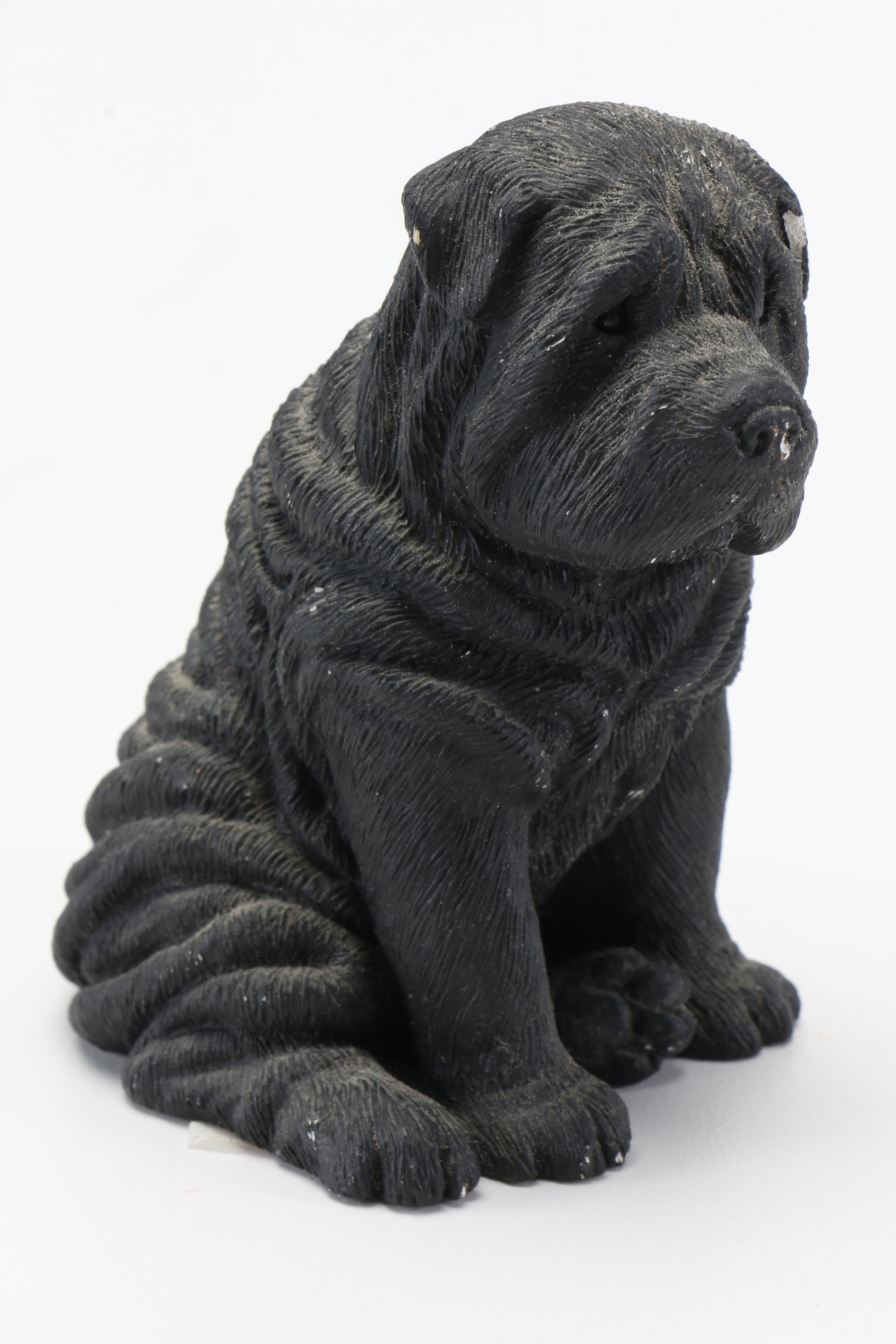 Pair of Sandicast Figurines