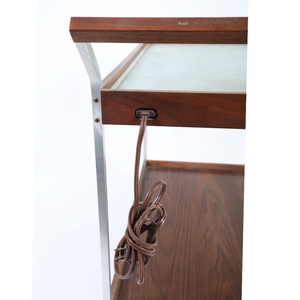 Vintage Mid-Century Salton Hotray Serving Cart and Tray