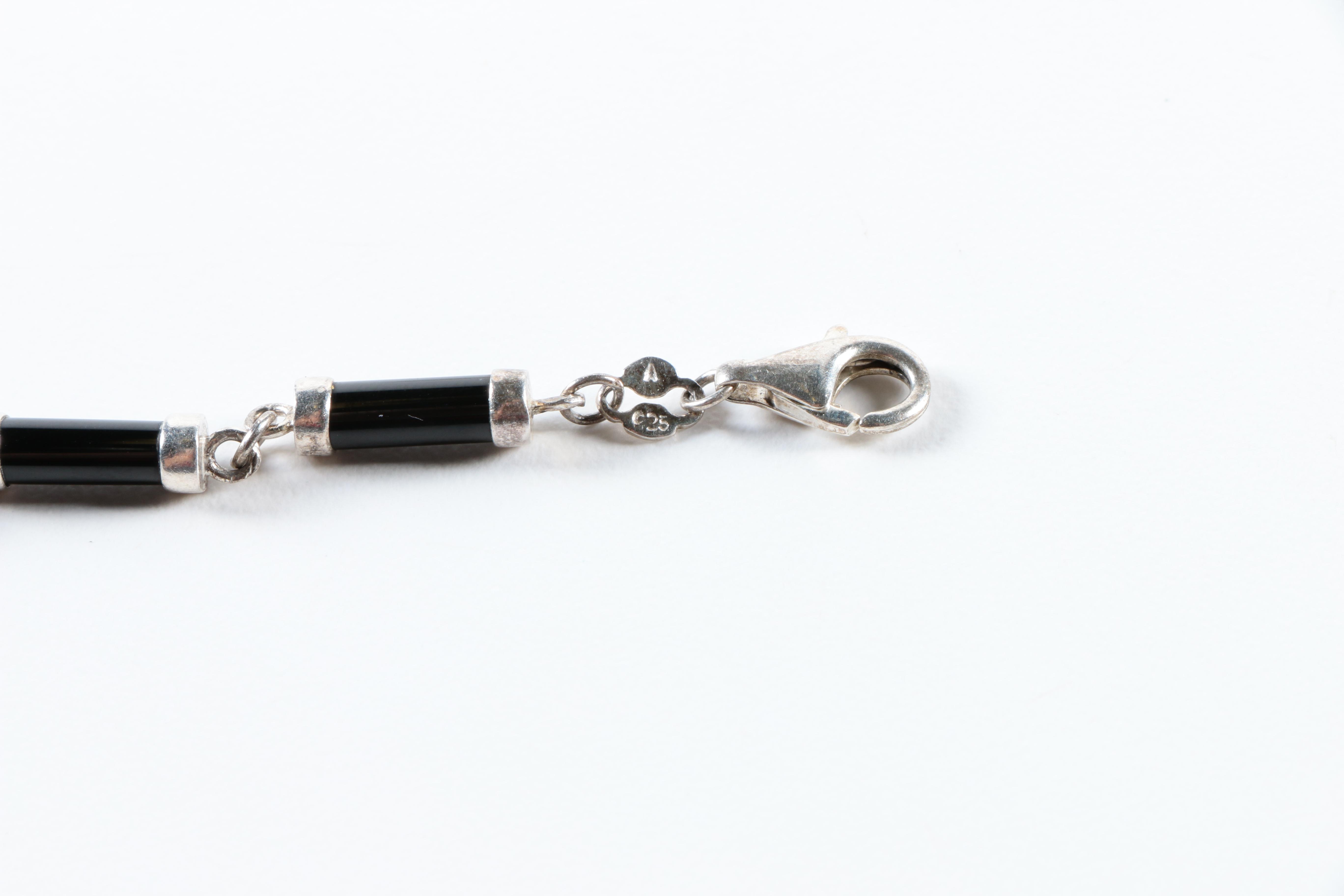 Sterling Silver and Gemstone Jewelry Including Pieces With Abalone