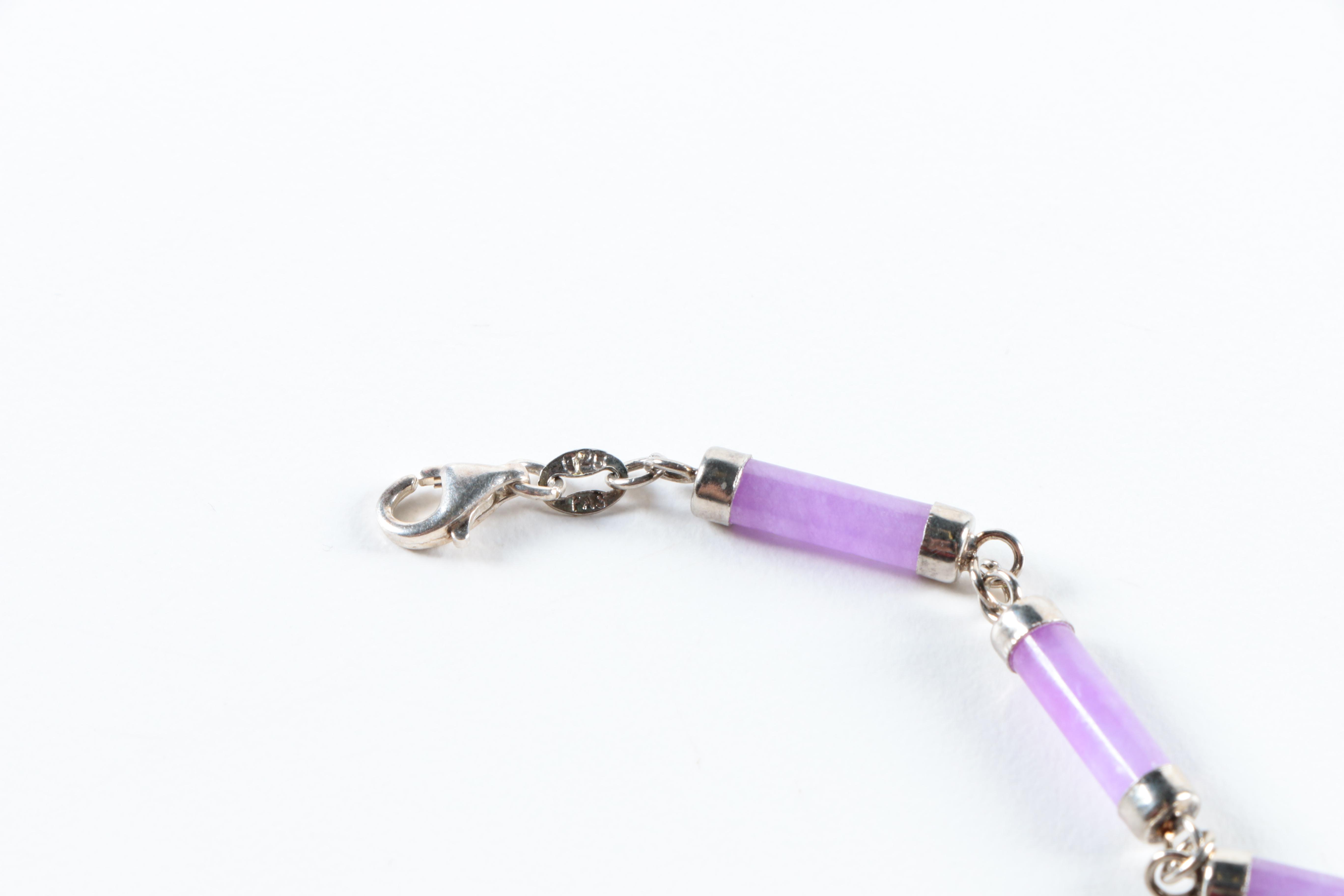 Sterling Silver and Gemstone Jewelry Including Pieces With Abalone