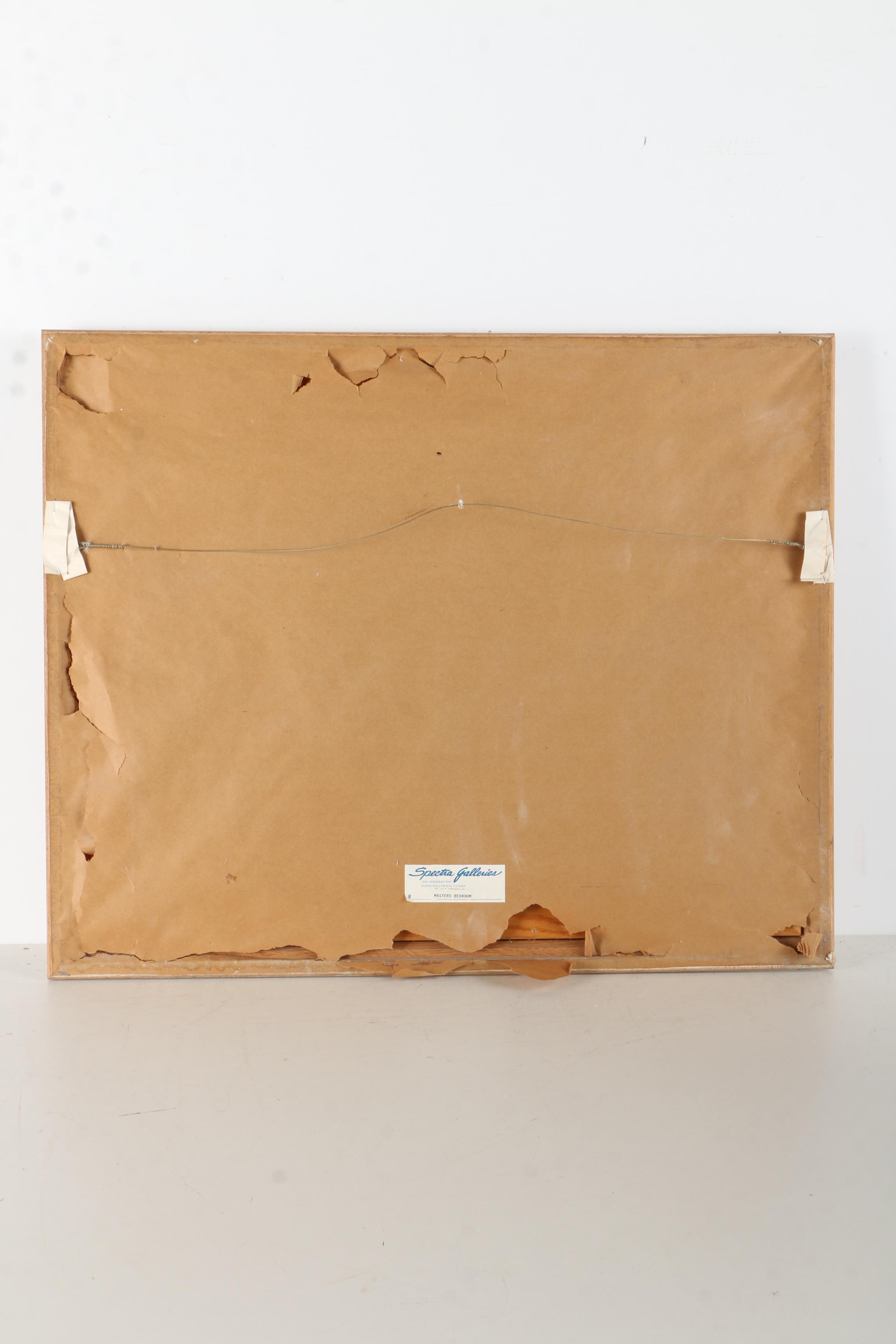 After Andrew Wyeth Offset Lithograph on Paper "Master Bedroom"