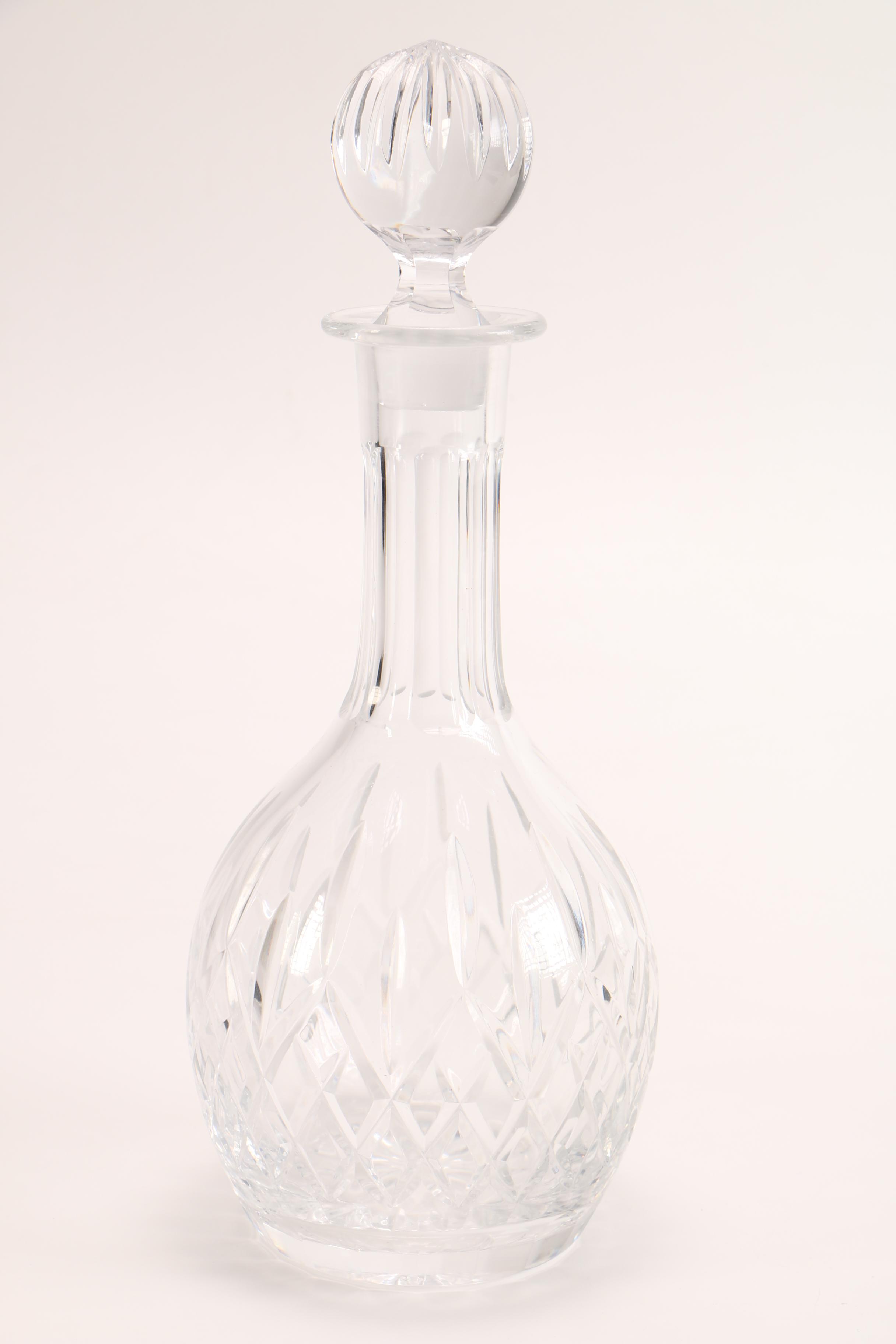 Wedgwood Crystal Decanter and Trinket Box