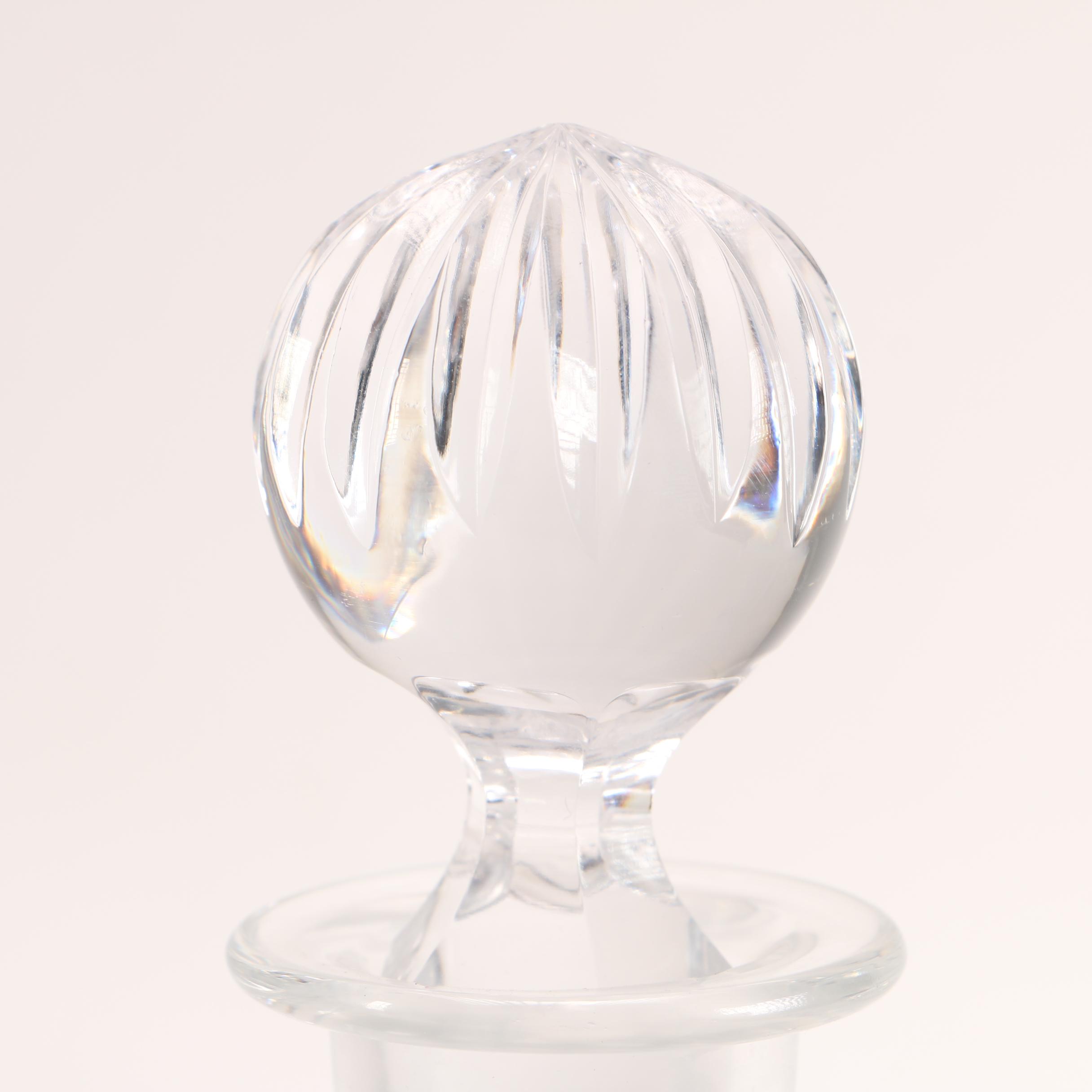 Wedgwood Crystal Decanter and Trinket Box