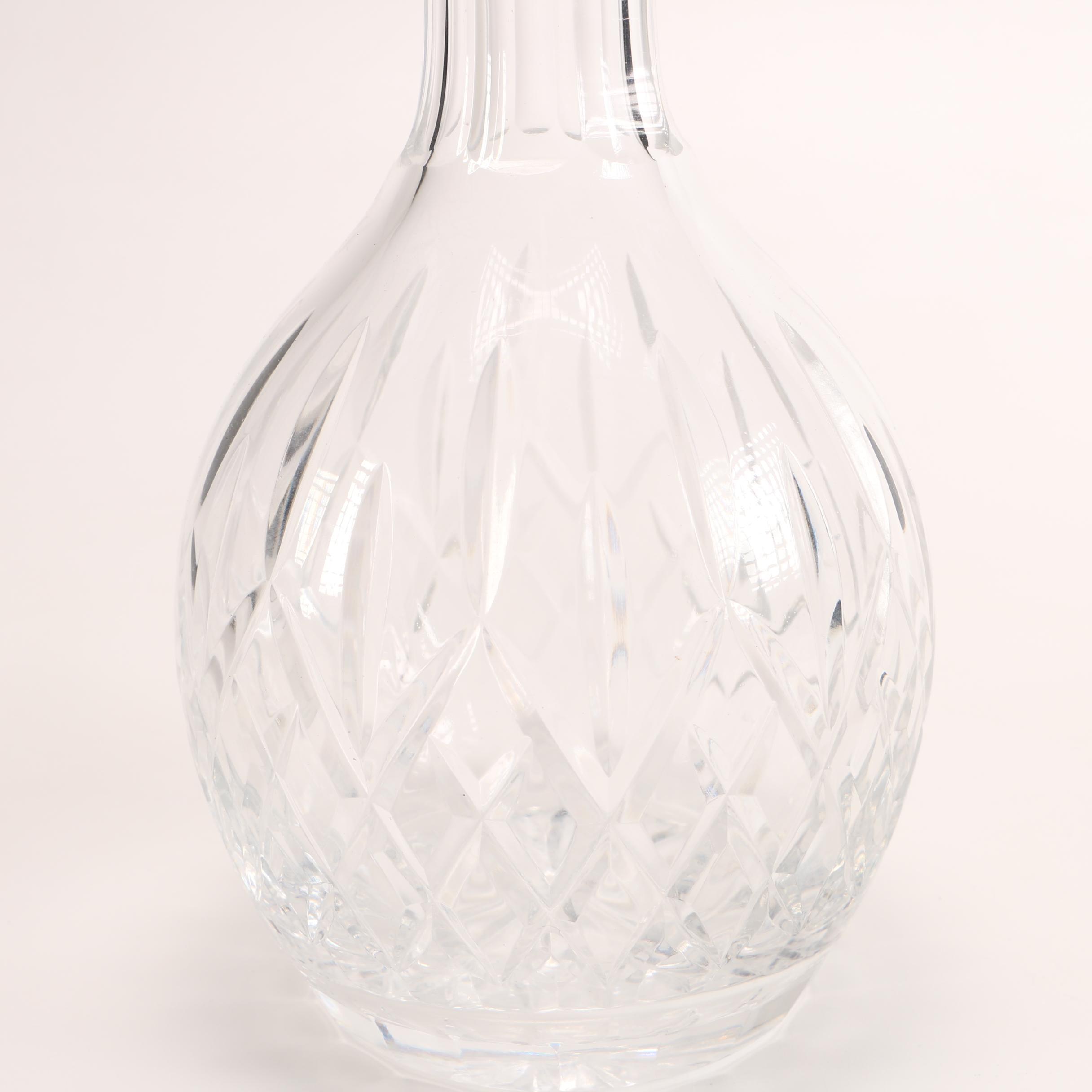 Wedgwood Crystal Decanter and Trinket Box