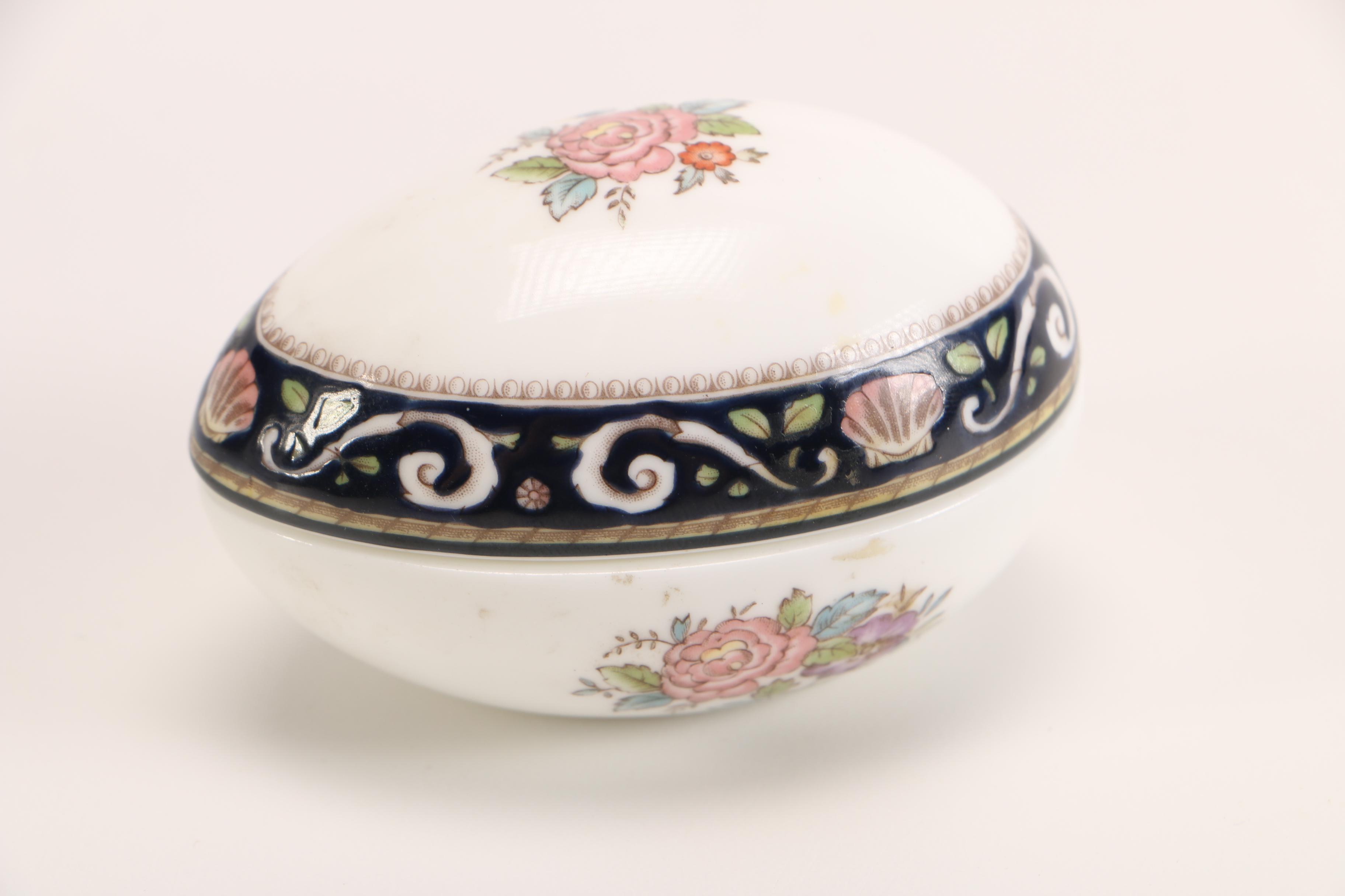 Wedgwood Crystal Decanter and Trinket Box