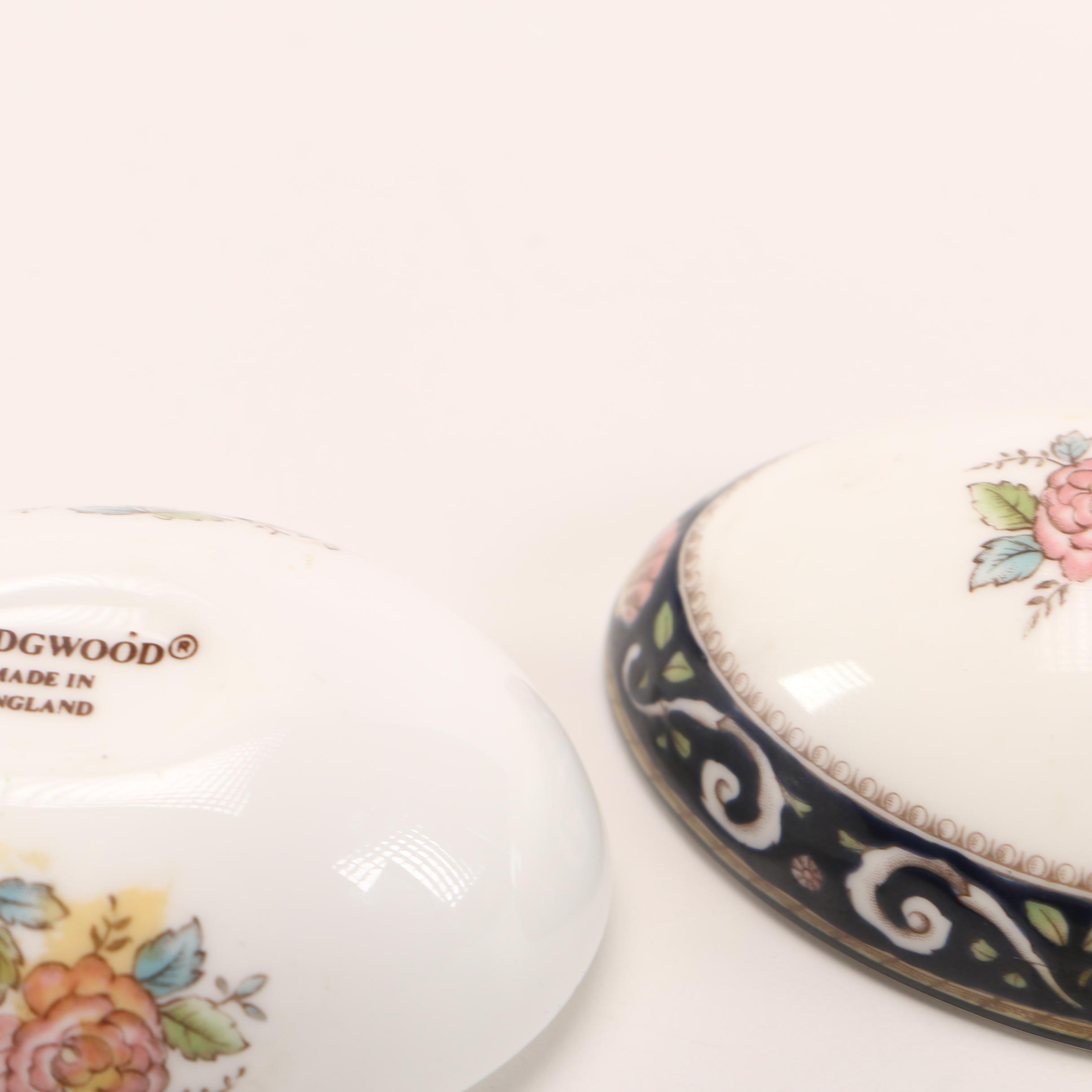 Wedgwood Crystal Decanter and Trinket Box