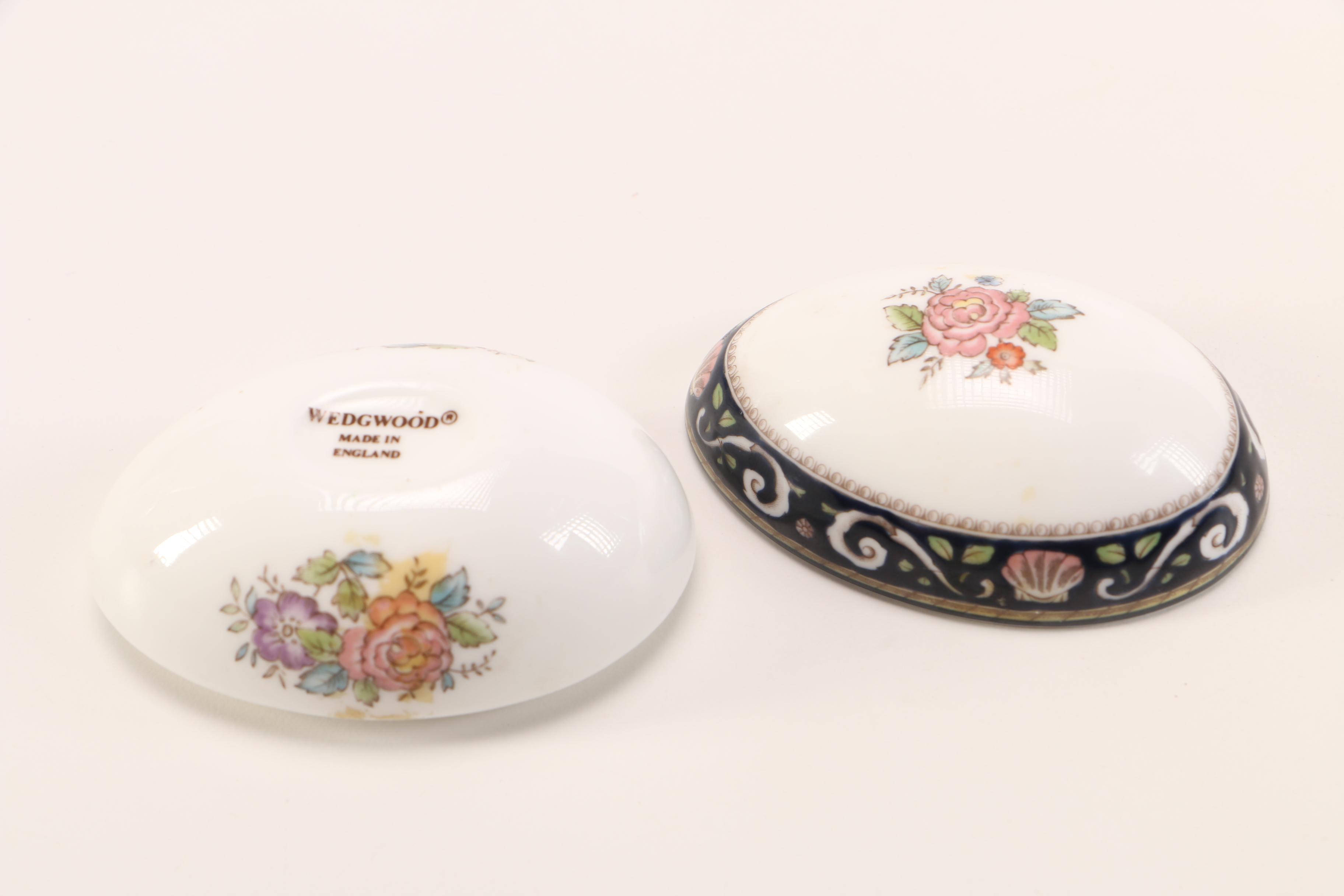 Wedgwood Crystal Decanter and Trinket Box