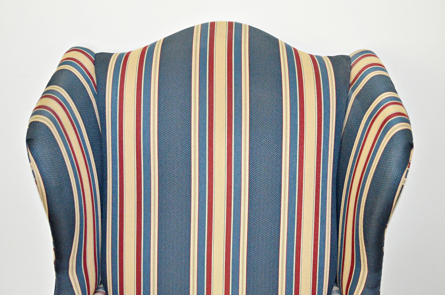 Striped Wingback Chair by Pennsylvania House