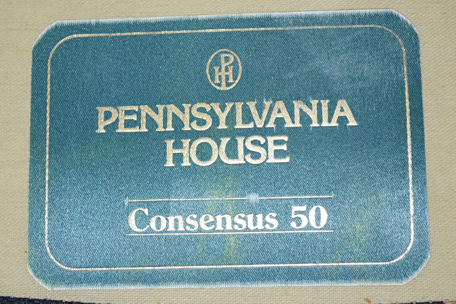 Striped Wingback Chair by Pennsylvania House