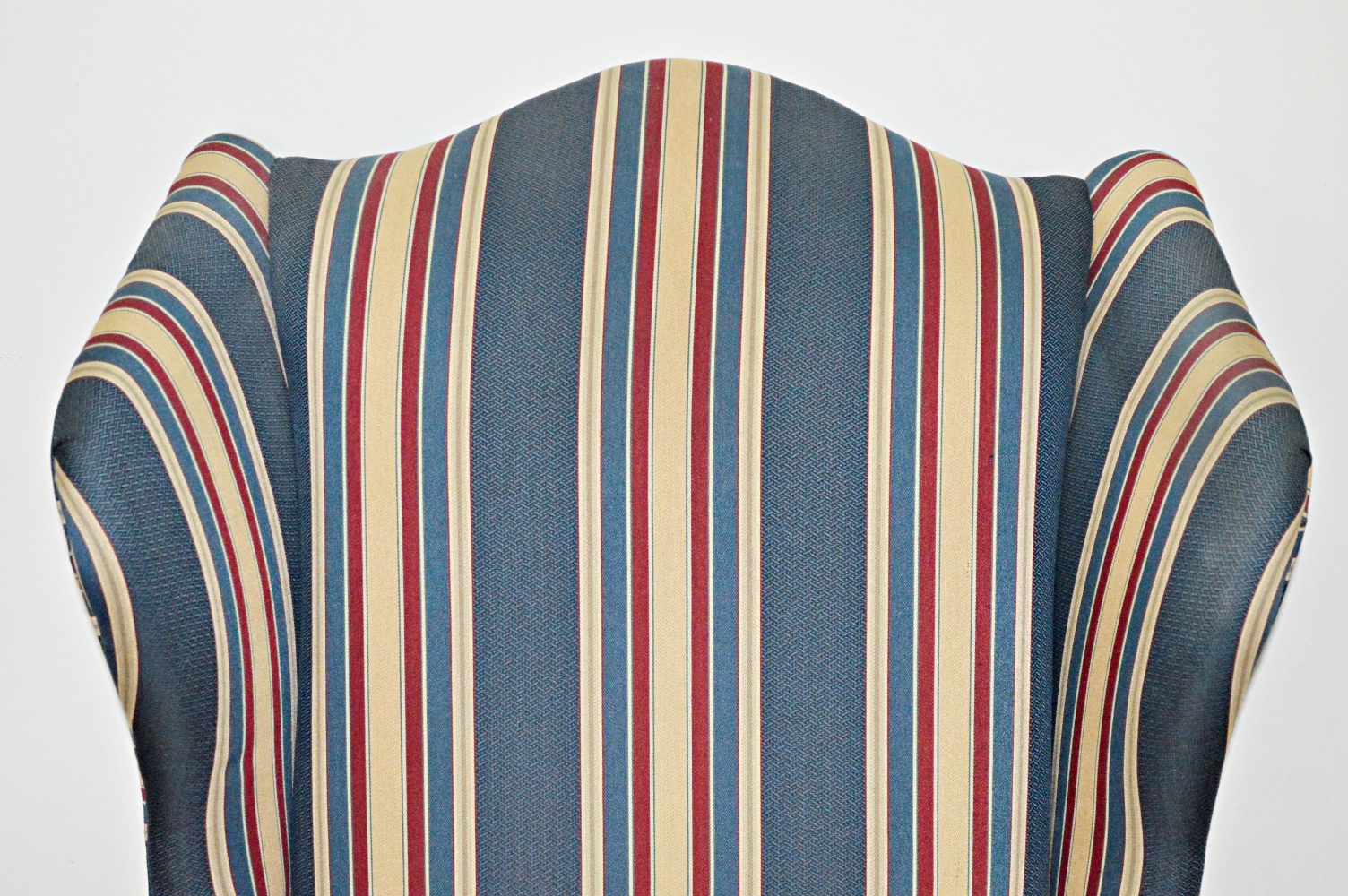Striped Wingback Chair by Pennsylvania House