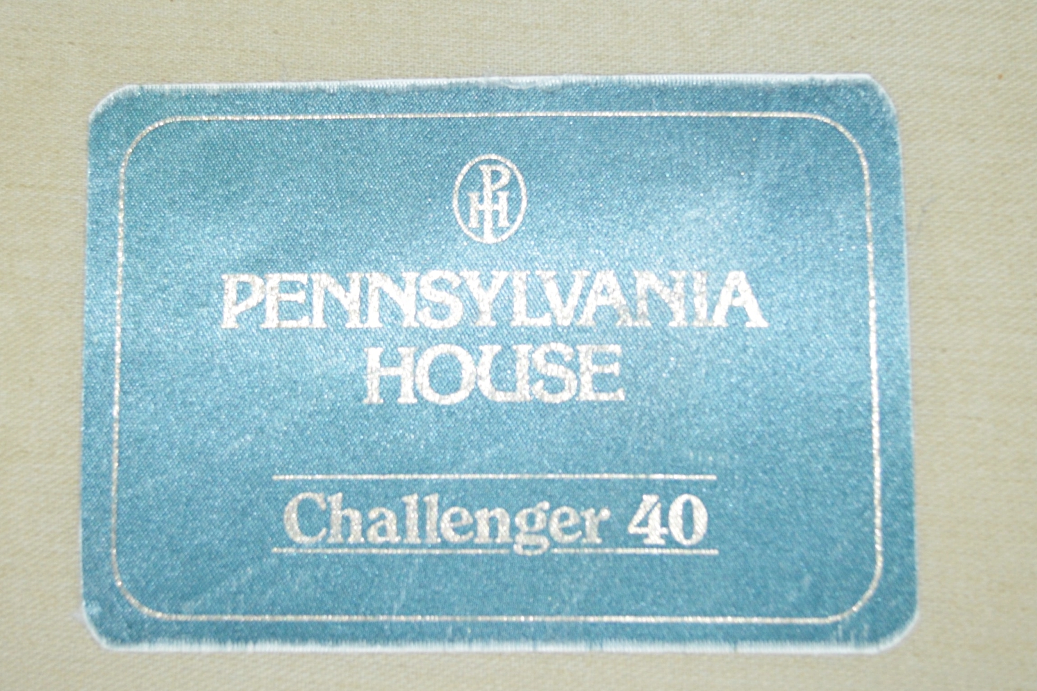 Striped Wingback Chair by Pennsylvania House