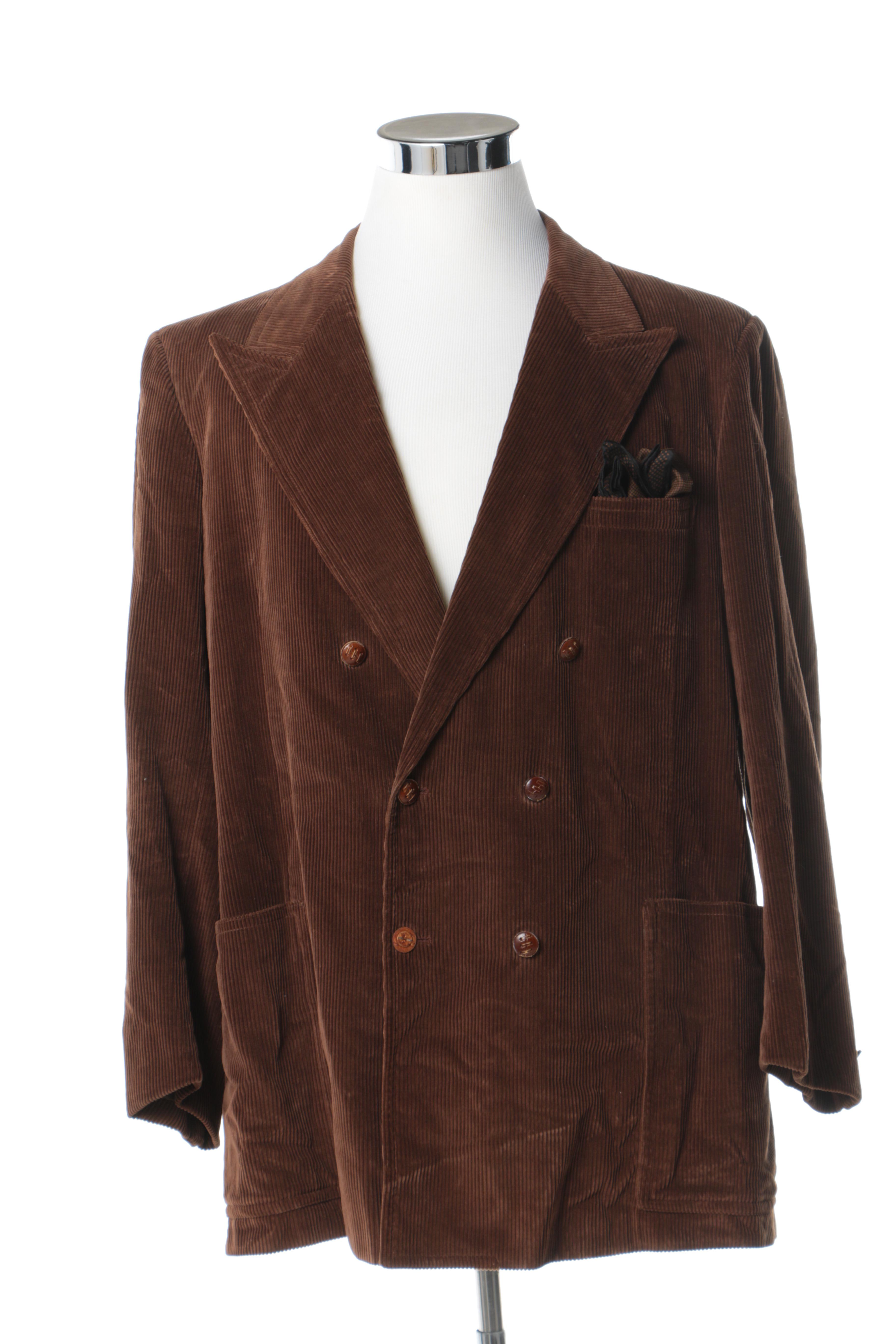 Benjamin Corduroy Suit and Sport Coat