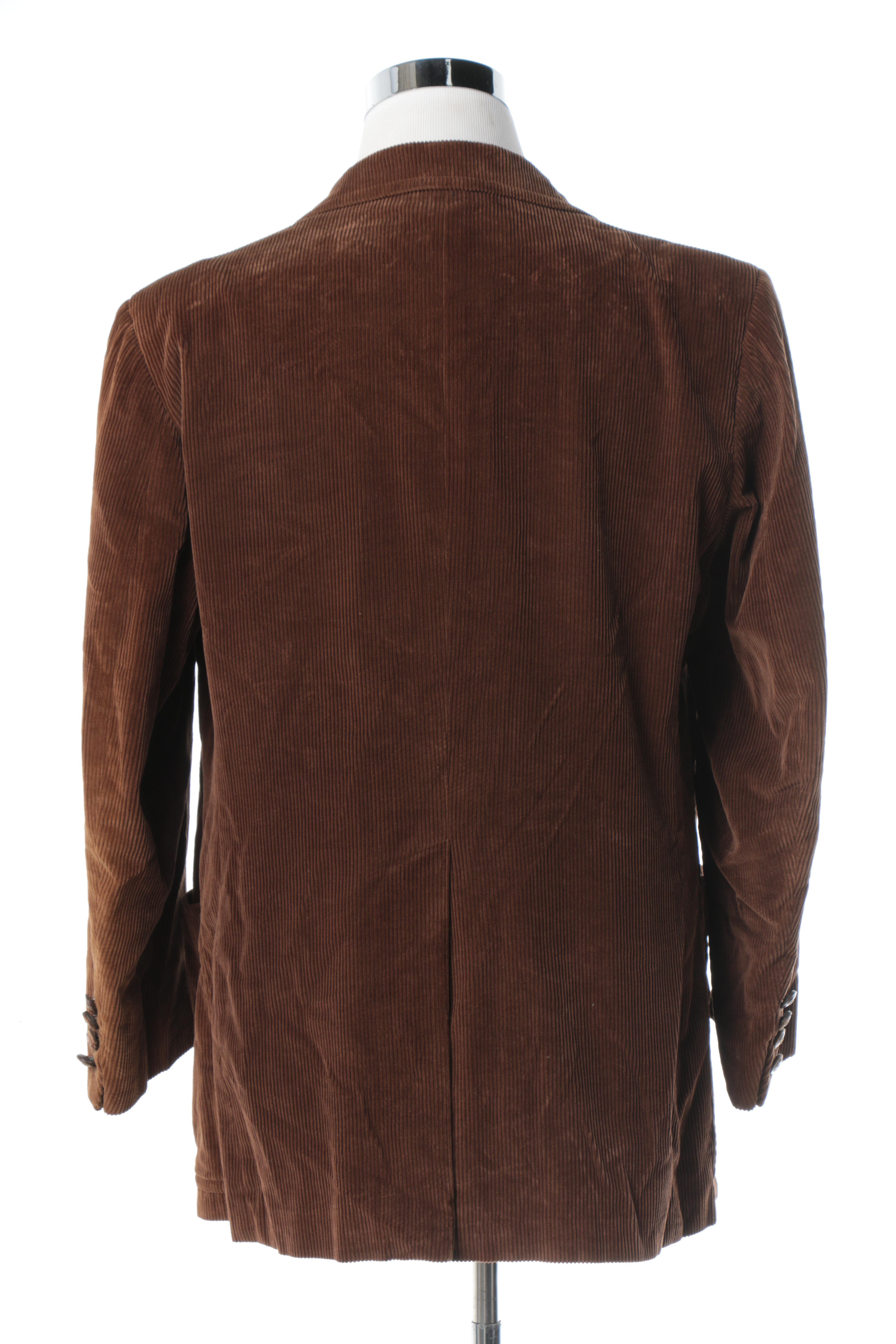 Benjamin Corduroy Suit and Sport Coat