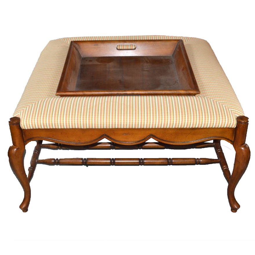 Upholstered Tray Top Coffee Table