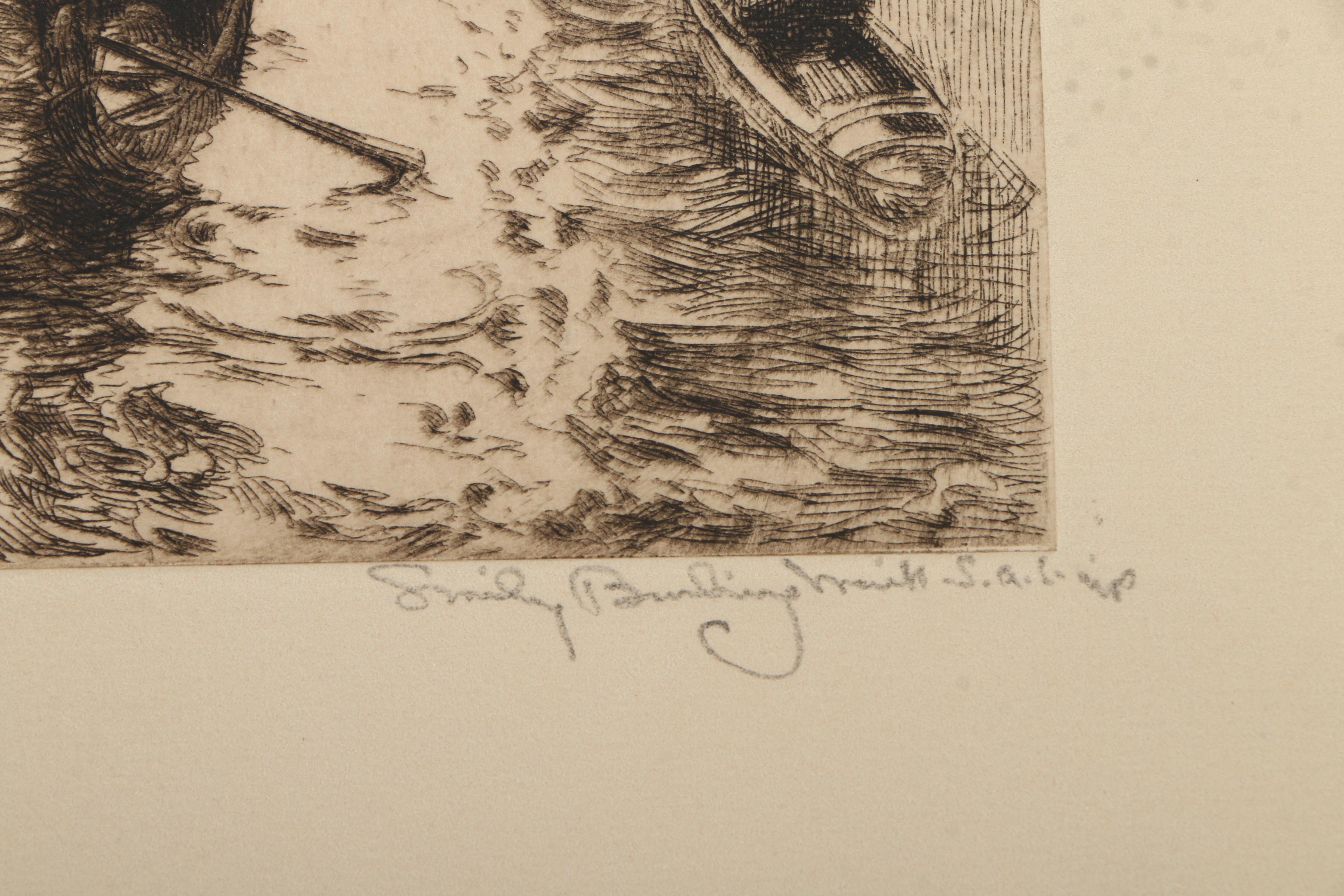 Emily B. Waite Etchings of European Cities