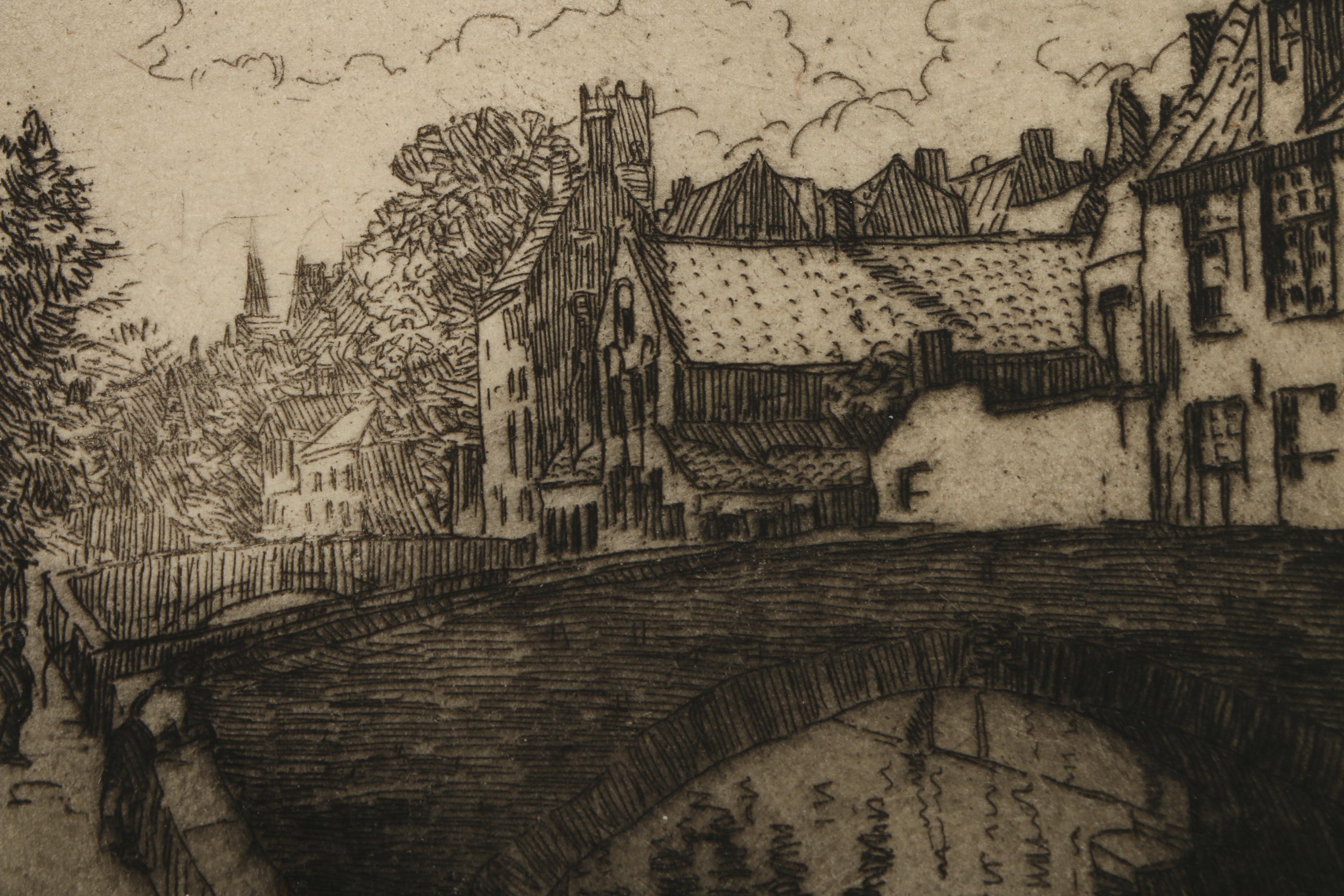 Emily B. Waite Etchings of European Cities
