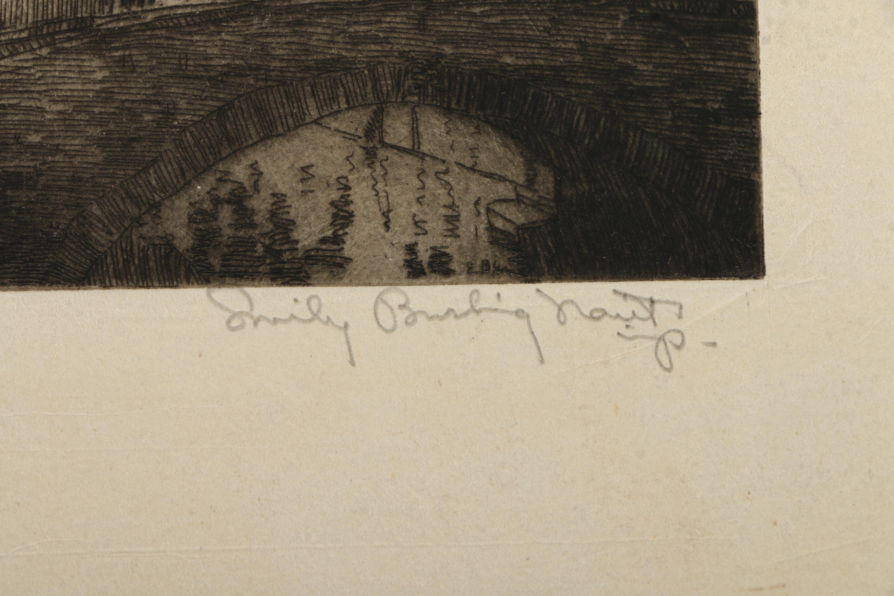 Emily B. Waite Etchings of European Cities