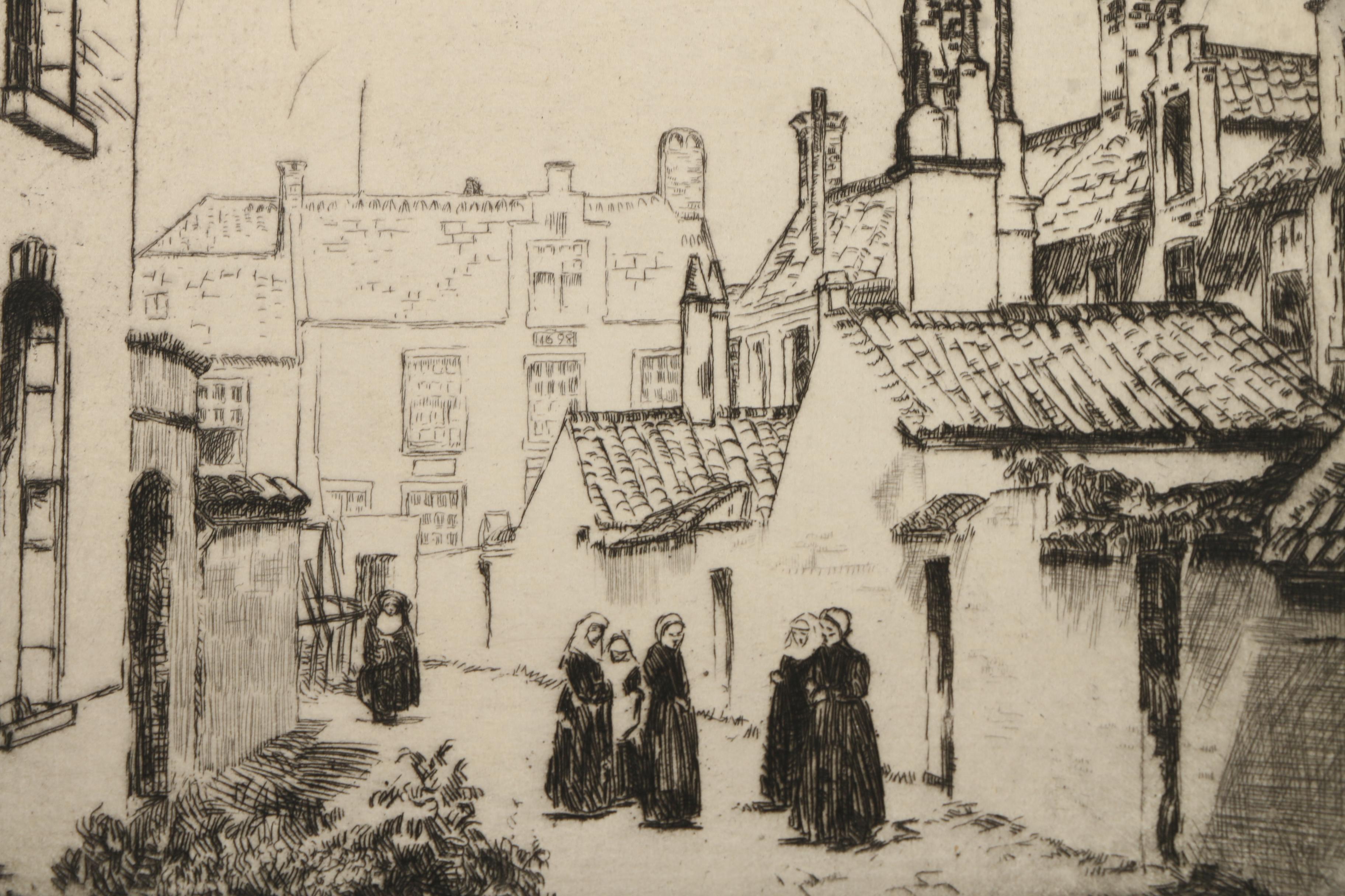Emily B. Waite Etchings of European Cities