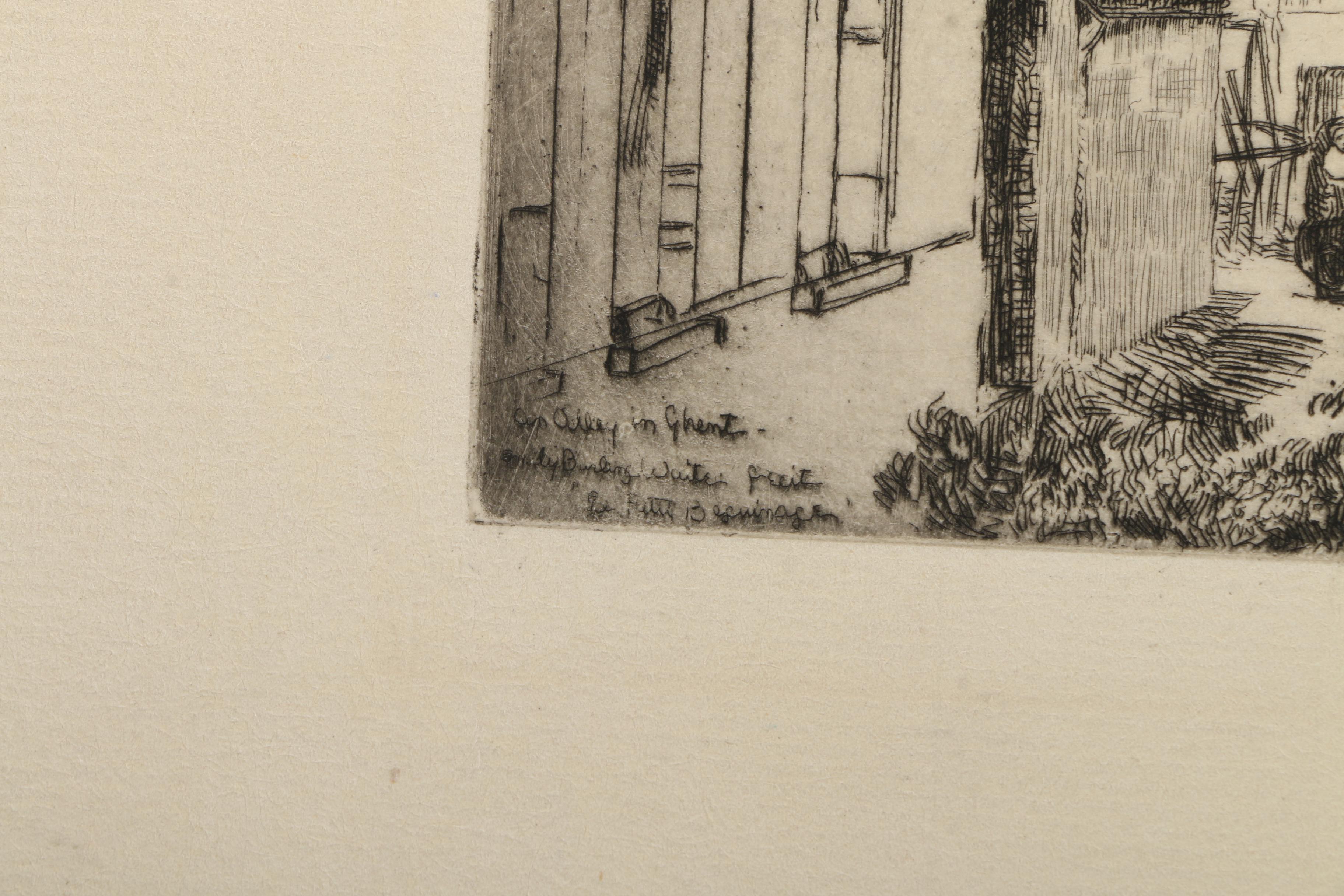 Emily B. Waite Etchings of European Cities