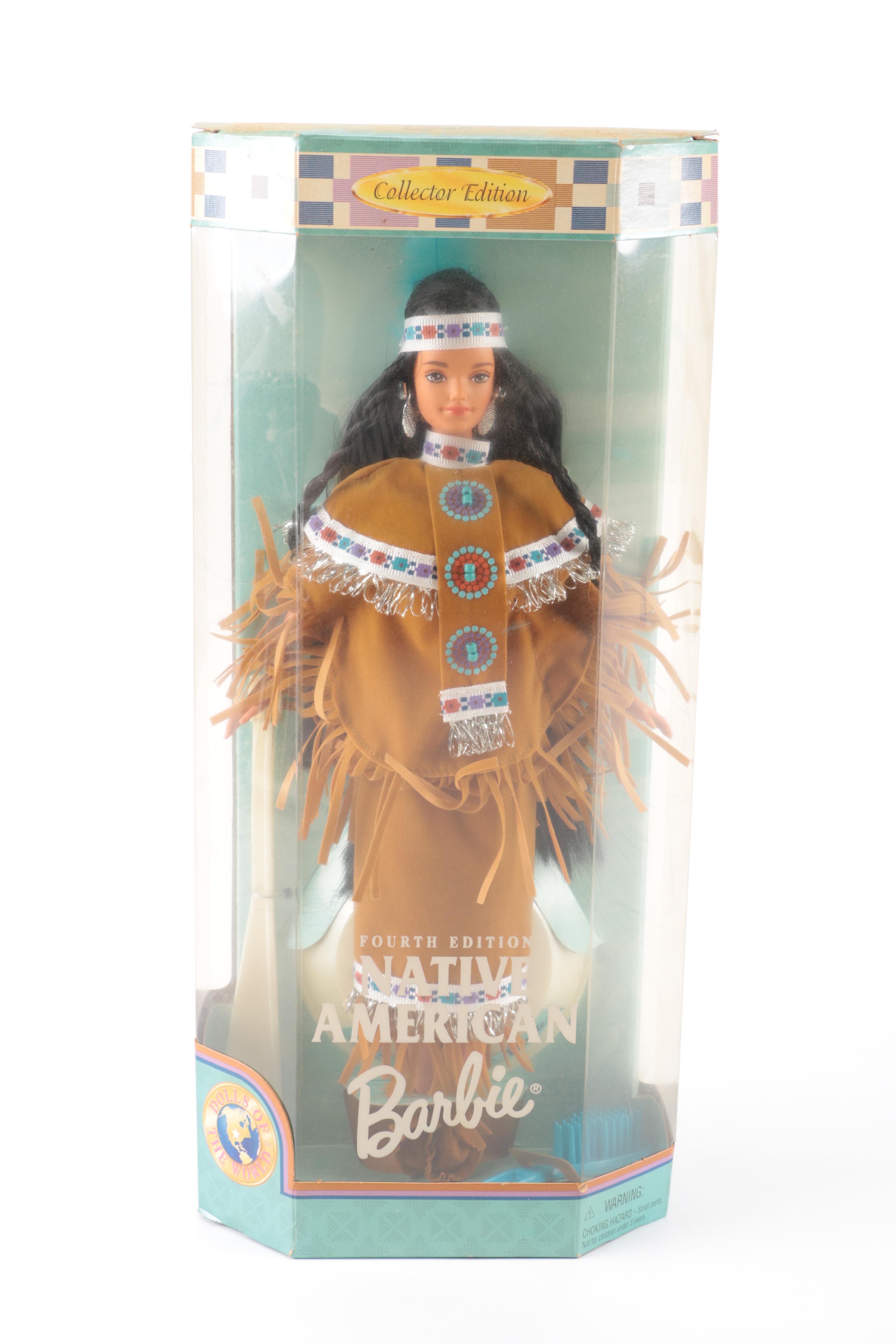 Japanese, "Native American", and Mexican Inspired Barbies