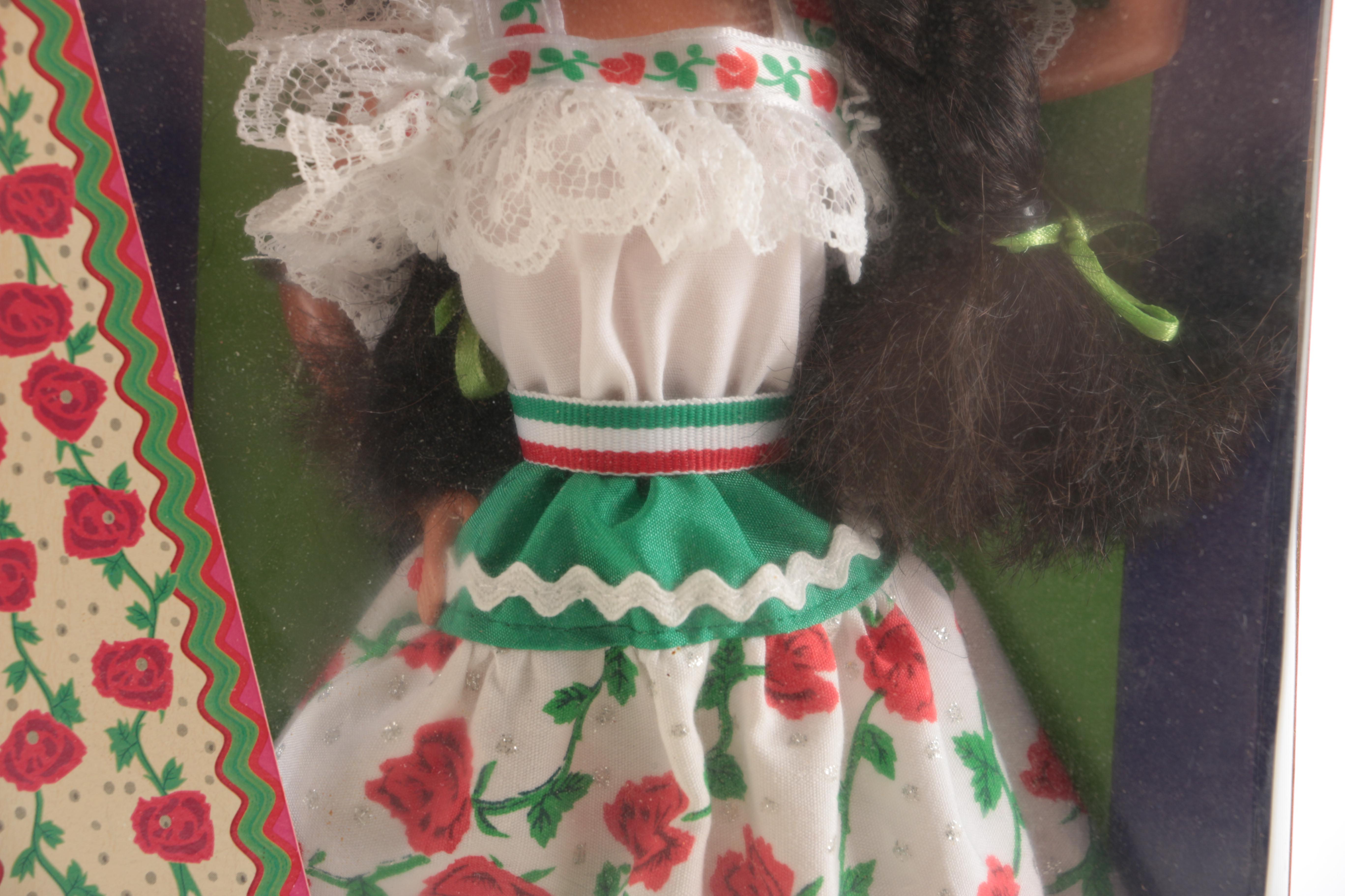 Japanese, "Native American", and Mexican Inspired Barbies