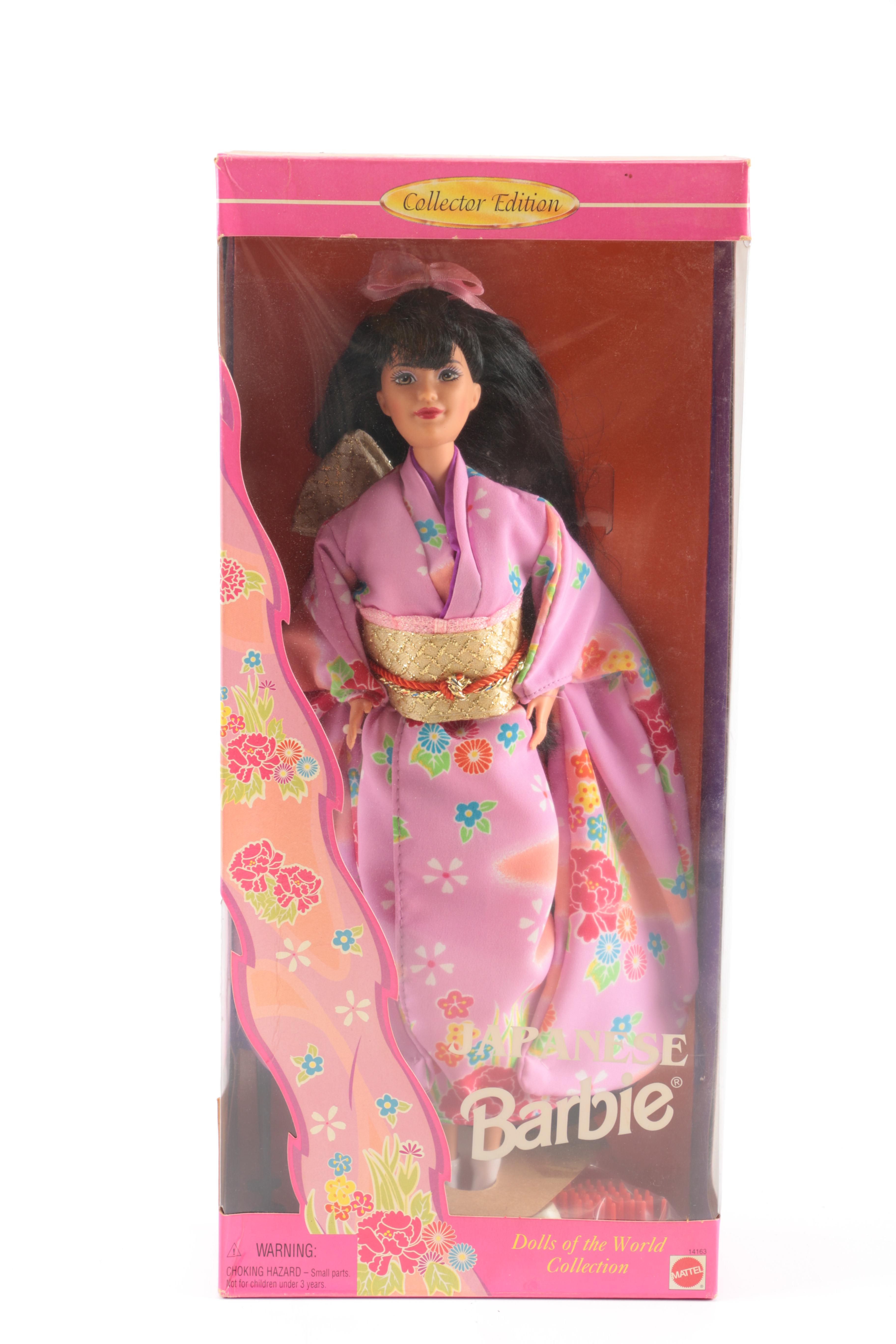 Japanese, "Native American", and Mexican Inspired Barbies
